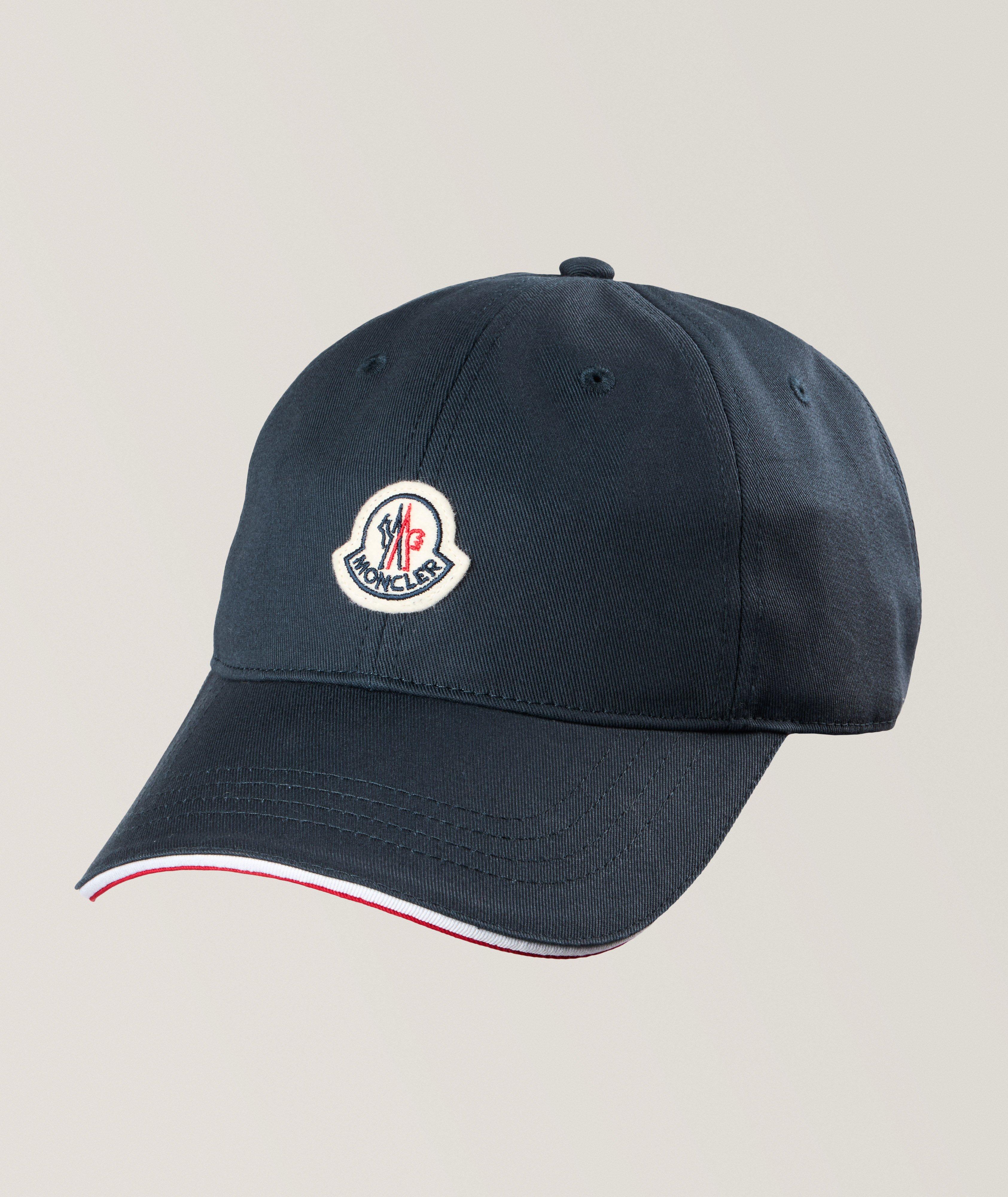 Moncler Casquette sport en coton avec logo brodé