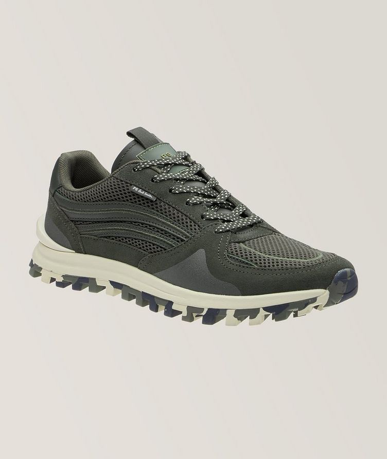 Marino Camouflage Mixed Material Trainers image 0