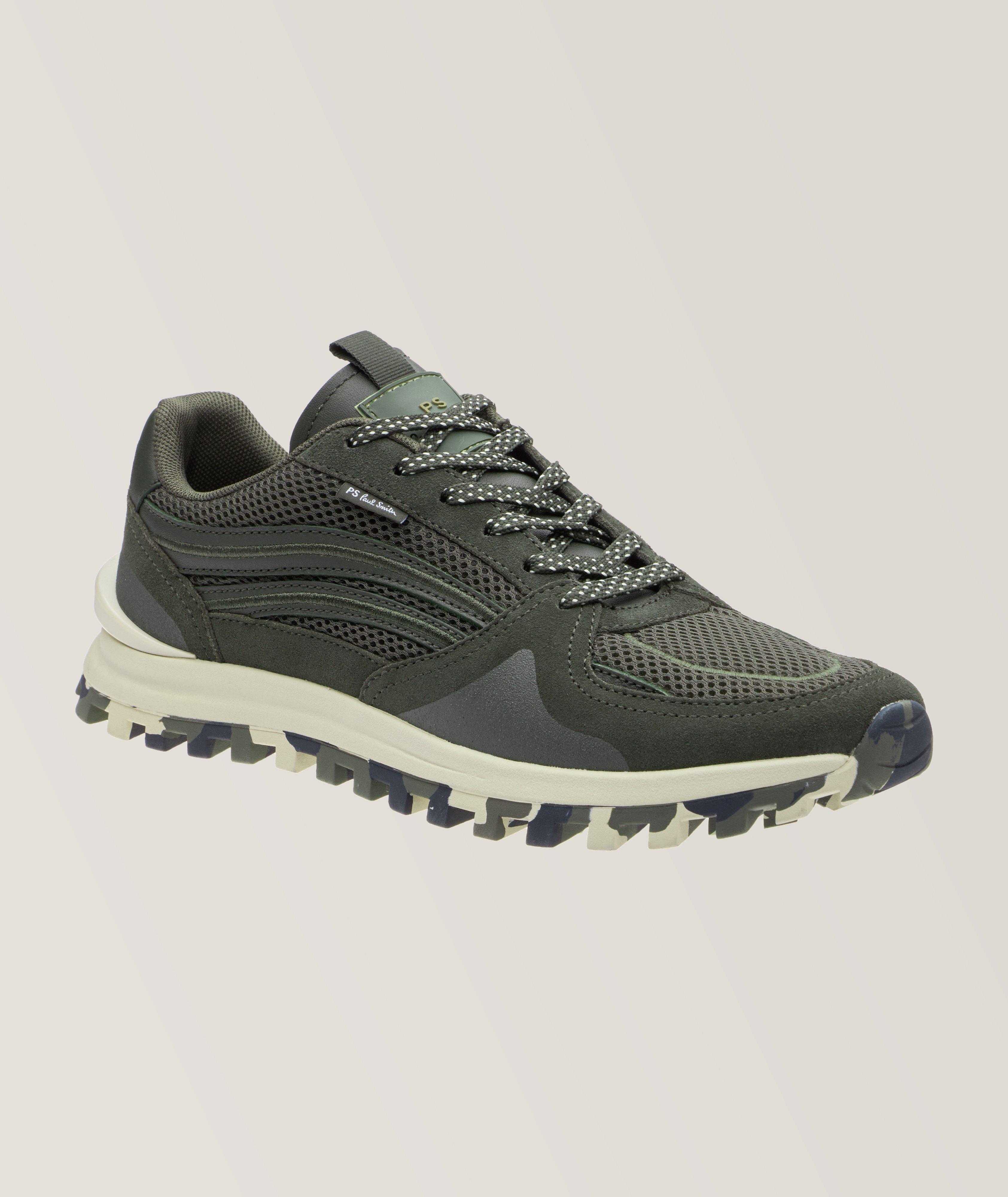 Marino Camouflage Mixed Material Trainers image 0