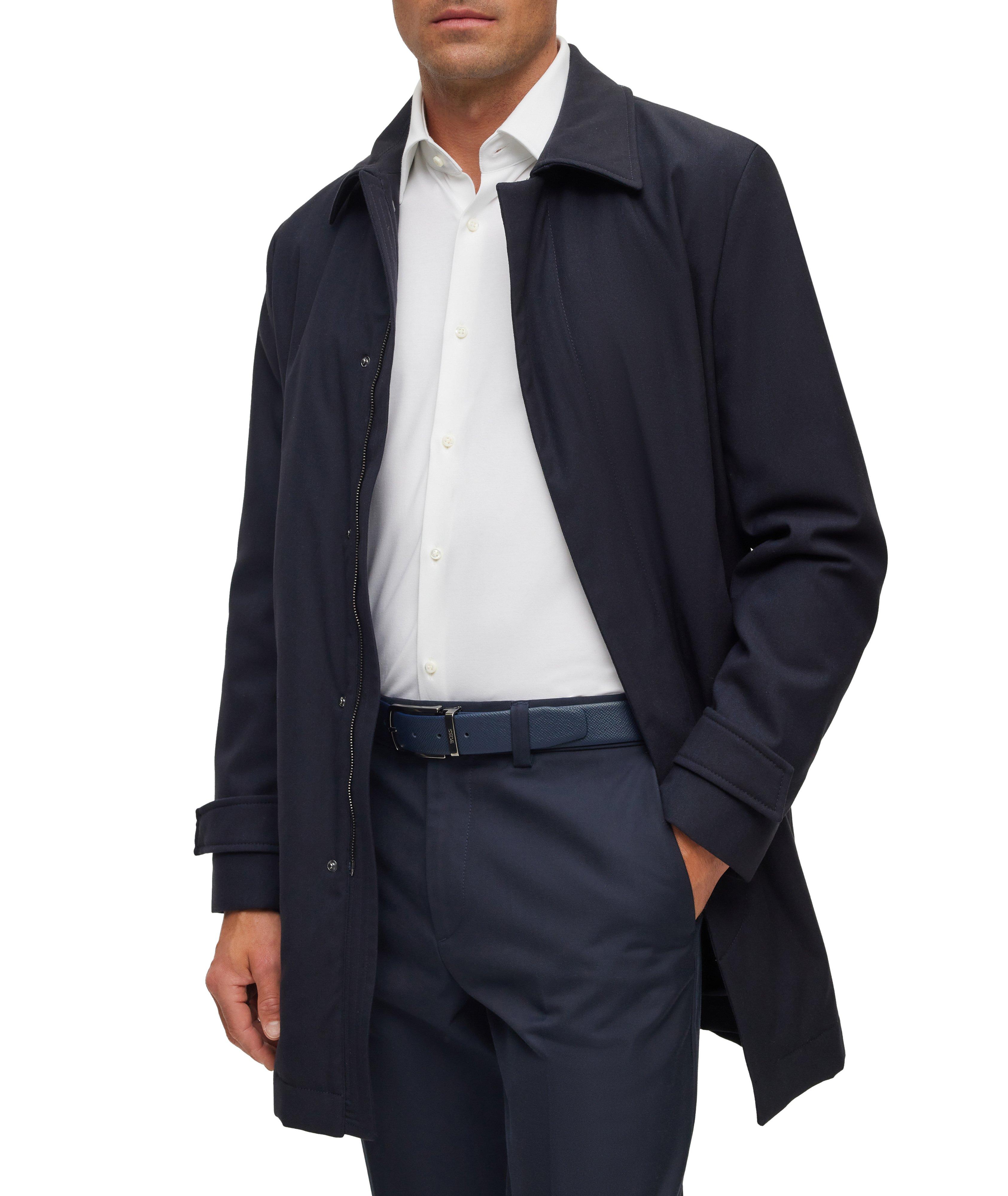 Chemise habillée structurée en mélange de coton image 4