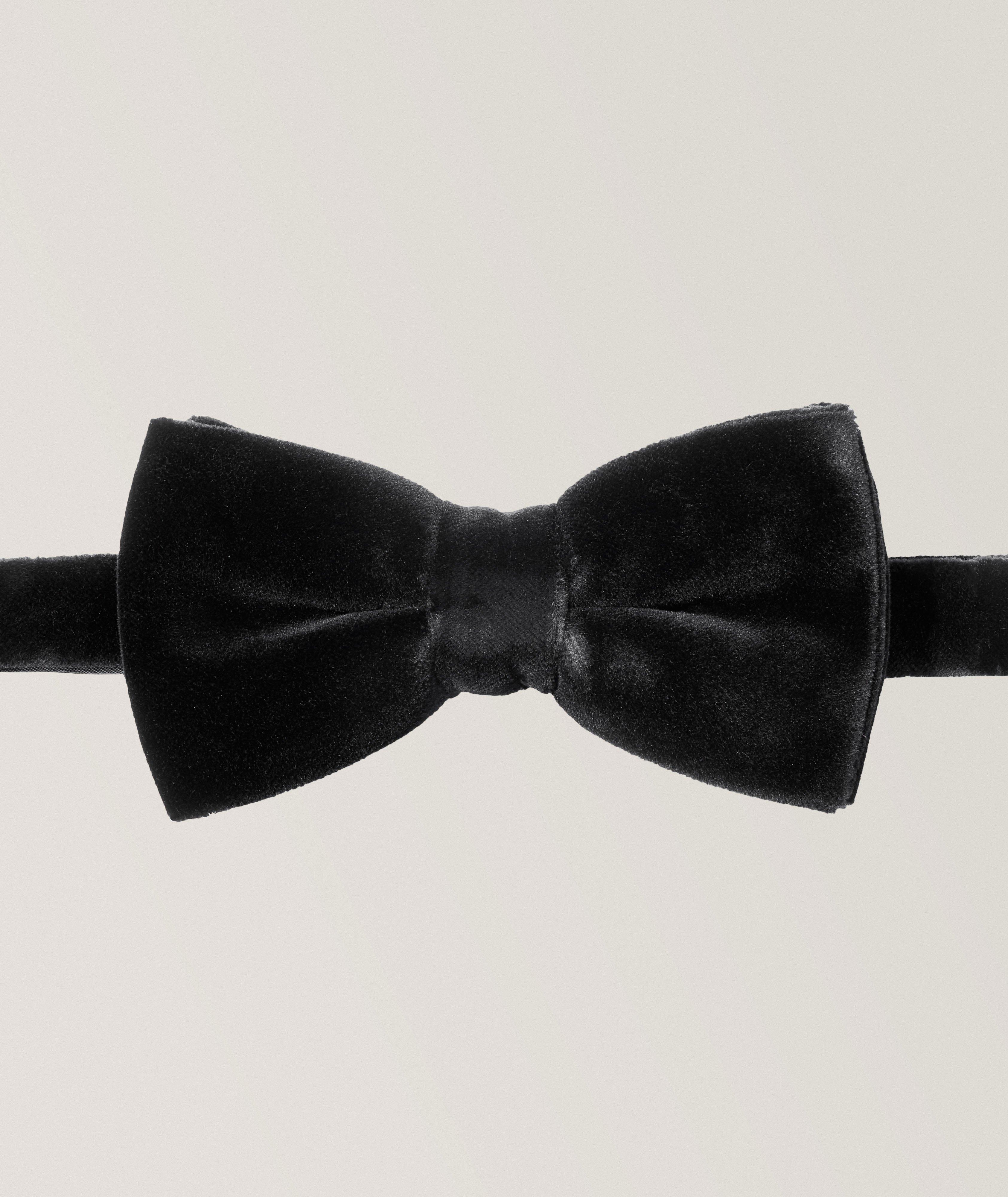 Cotton Velvet Bow Tie image 0