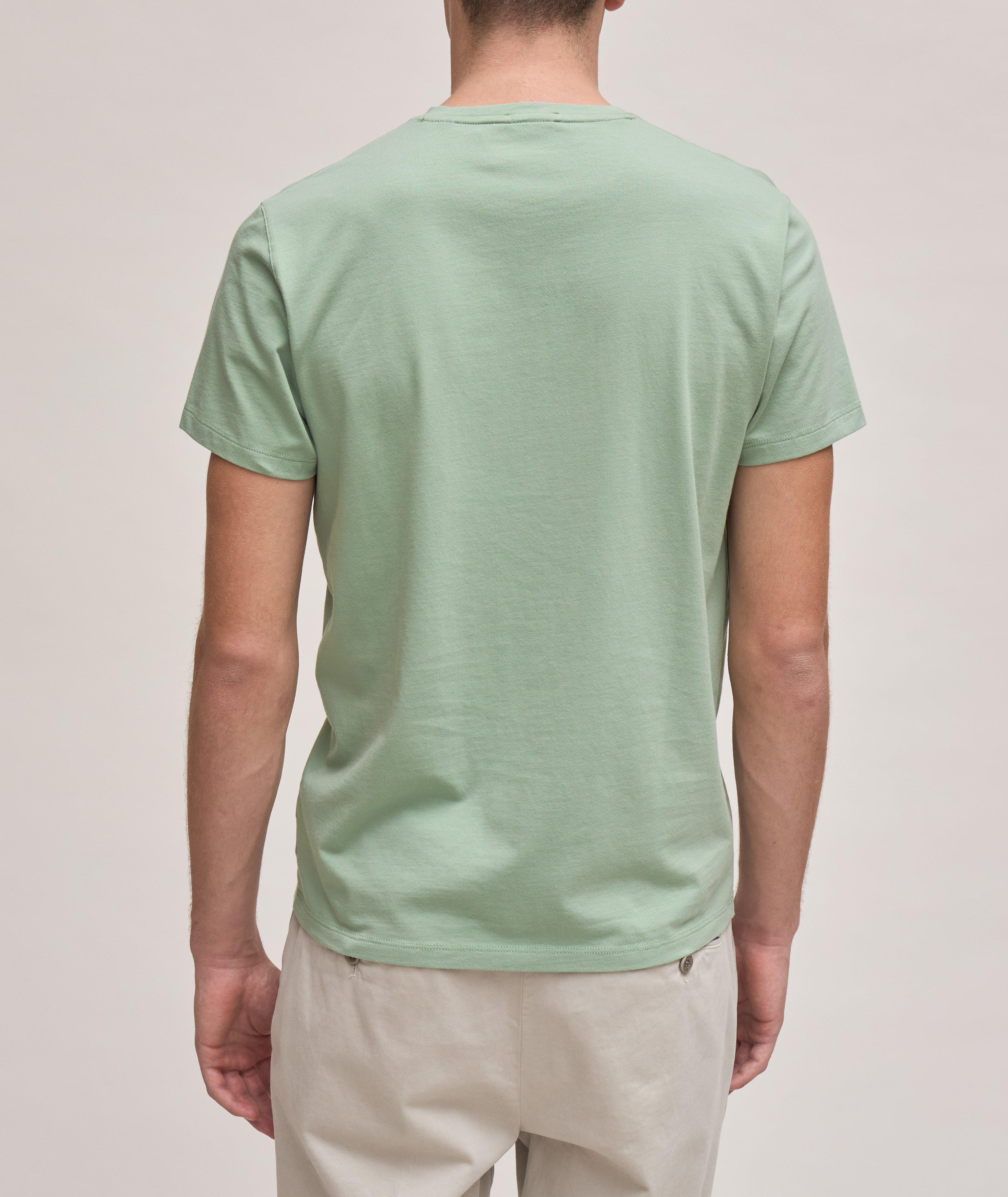 Pima Cotton-Stretch V-Neck T-Shirt image 2