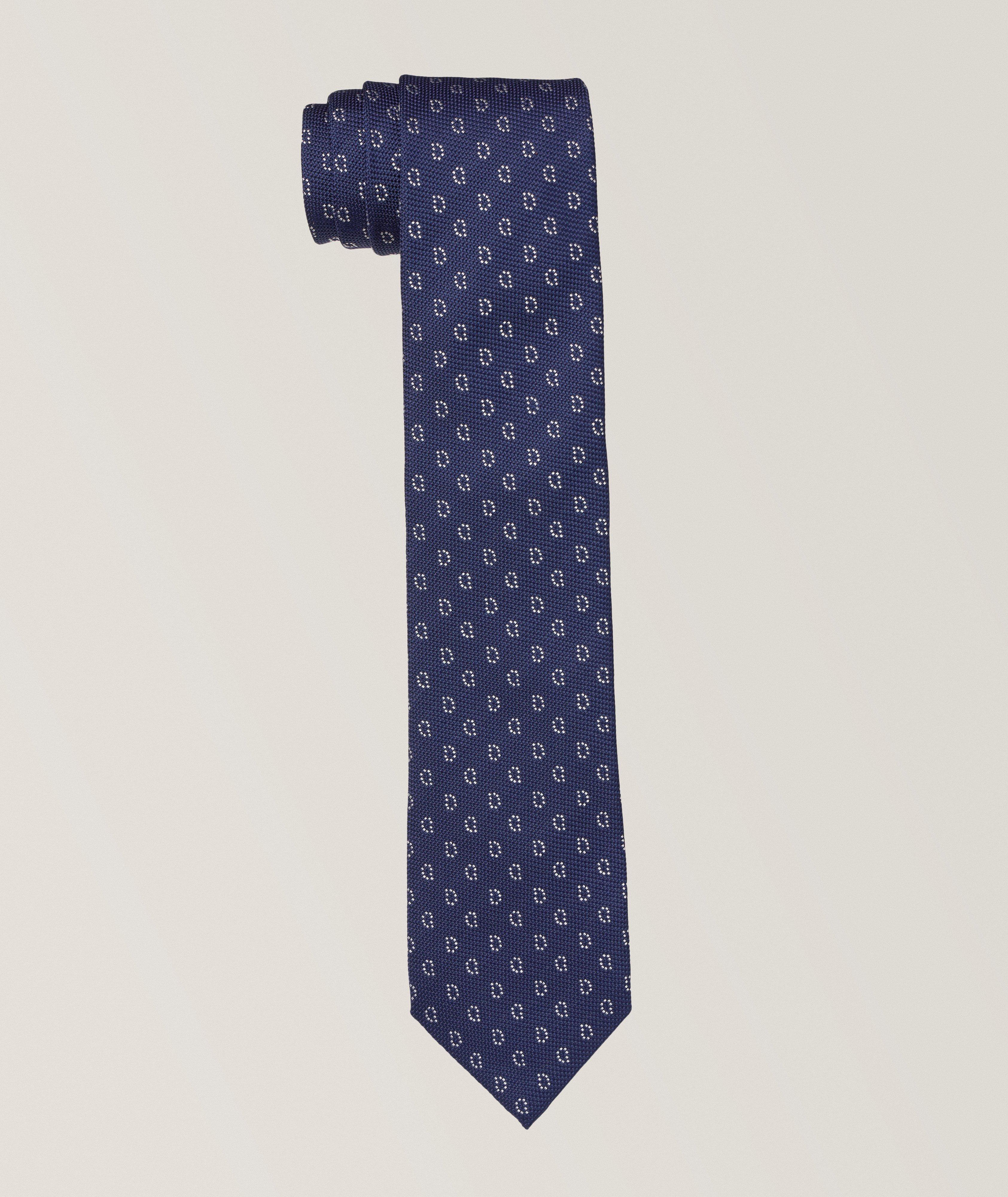 Dotted Silk Tie 