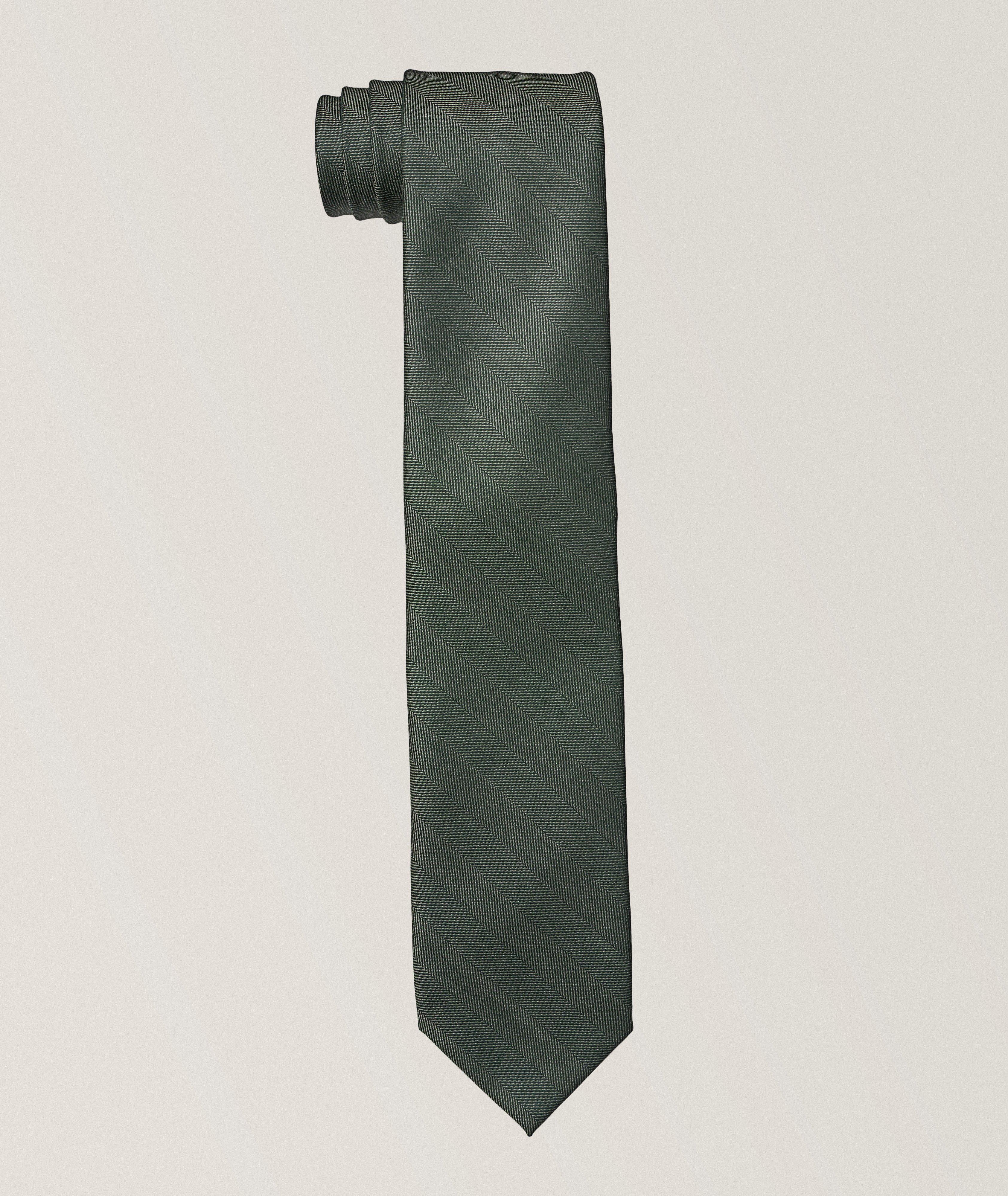 Herringbone Wool Tie image 0