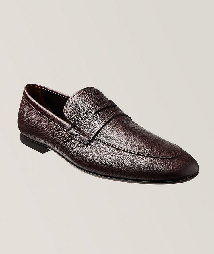 Grain Leather Penny Loafers image 0