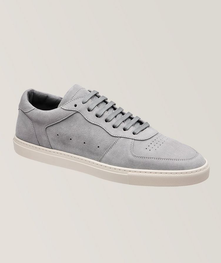 Barbera Burnished Leather Court Sneakers image 0