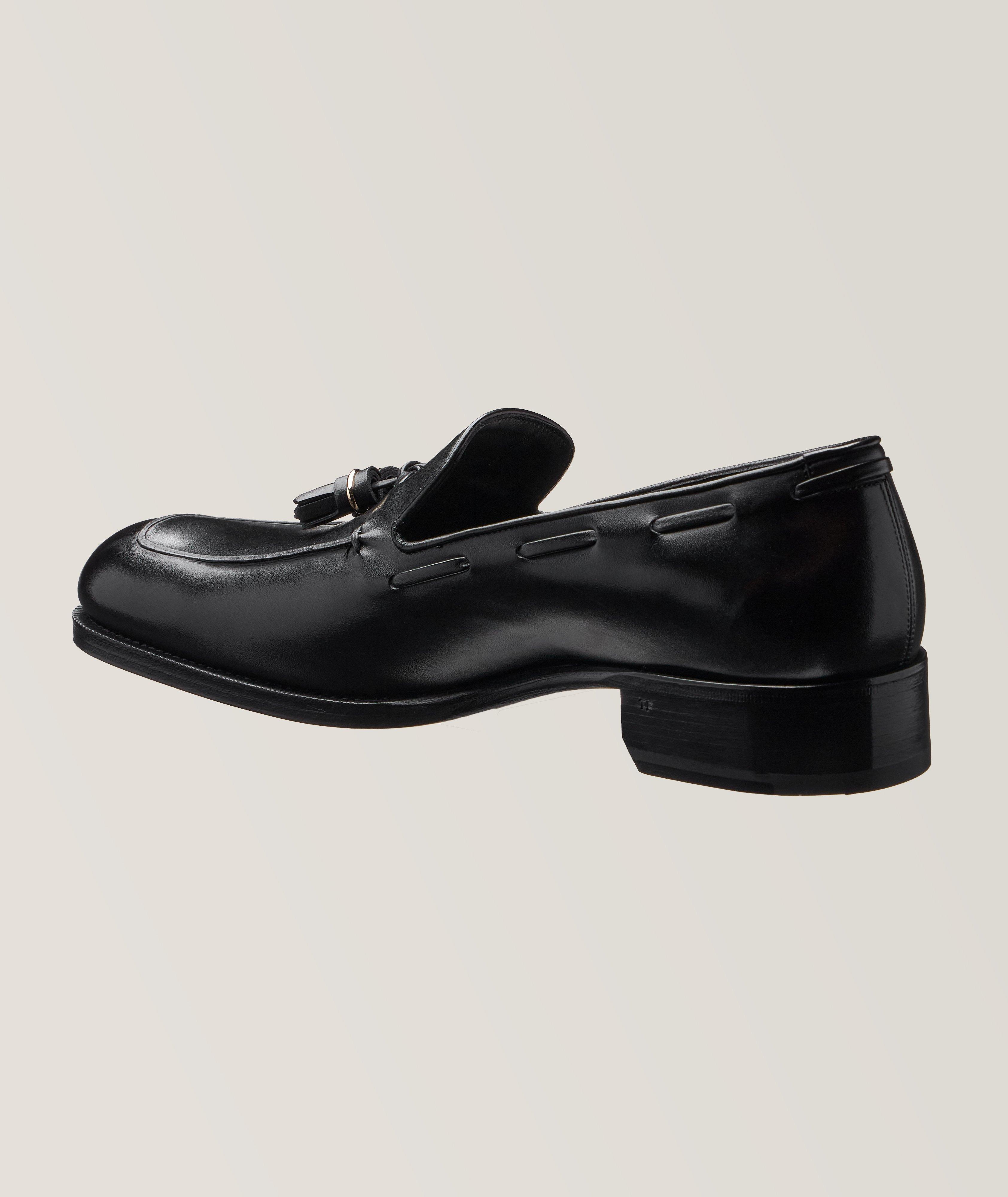 Edgar Polished Leather Tassel Loafers  image 1