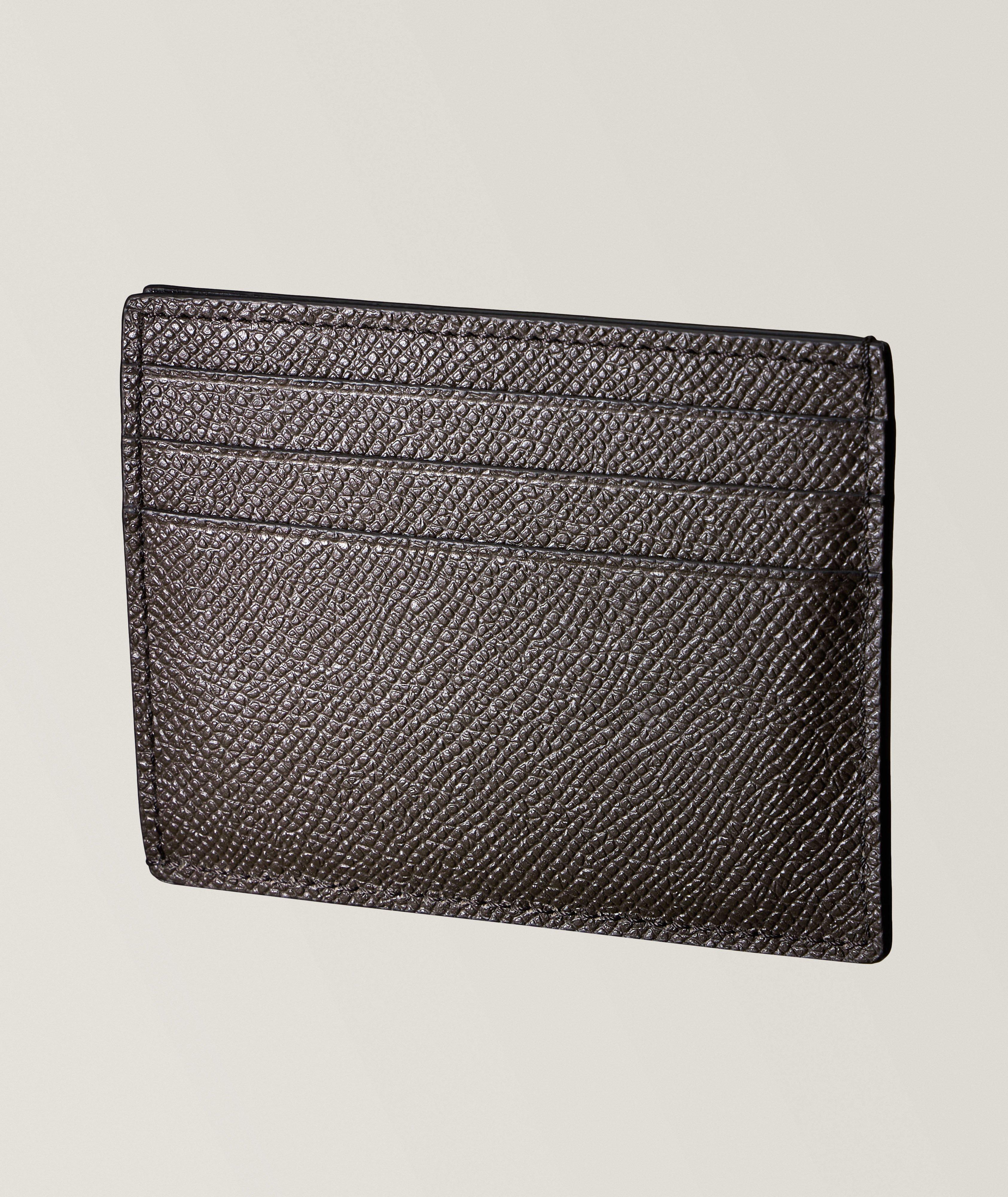 T-Line Grain Leather Cardholder image 1