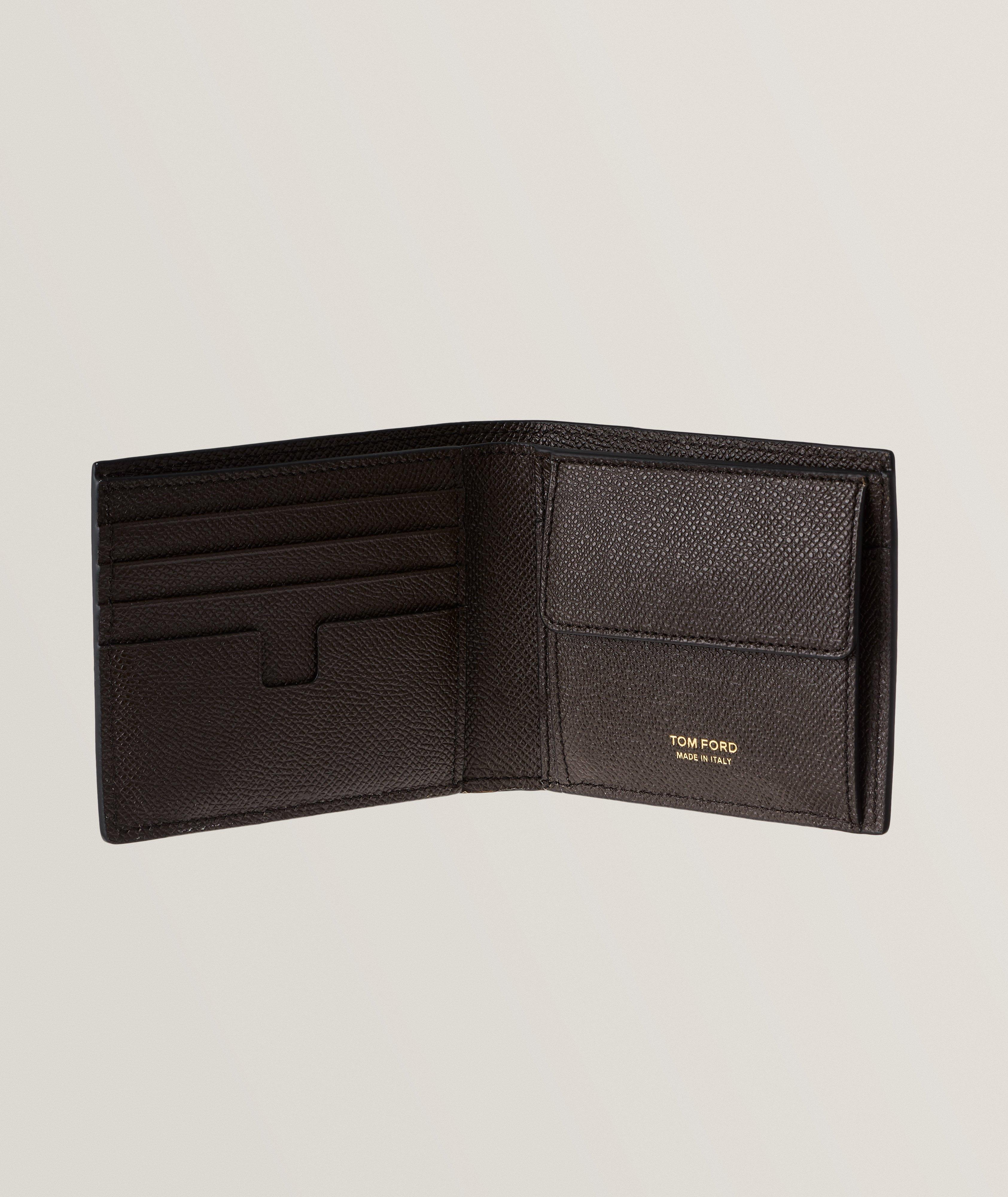 Micro Grain Leather Bifold Wallet image 1