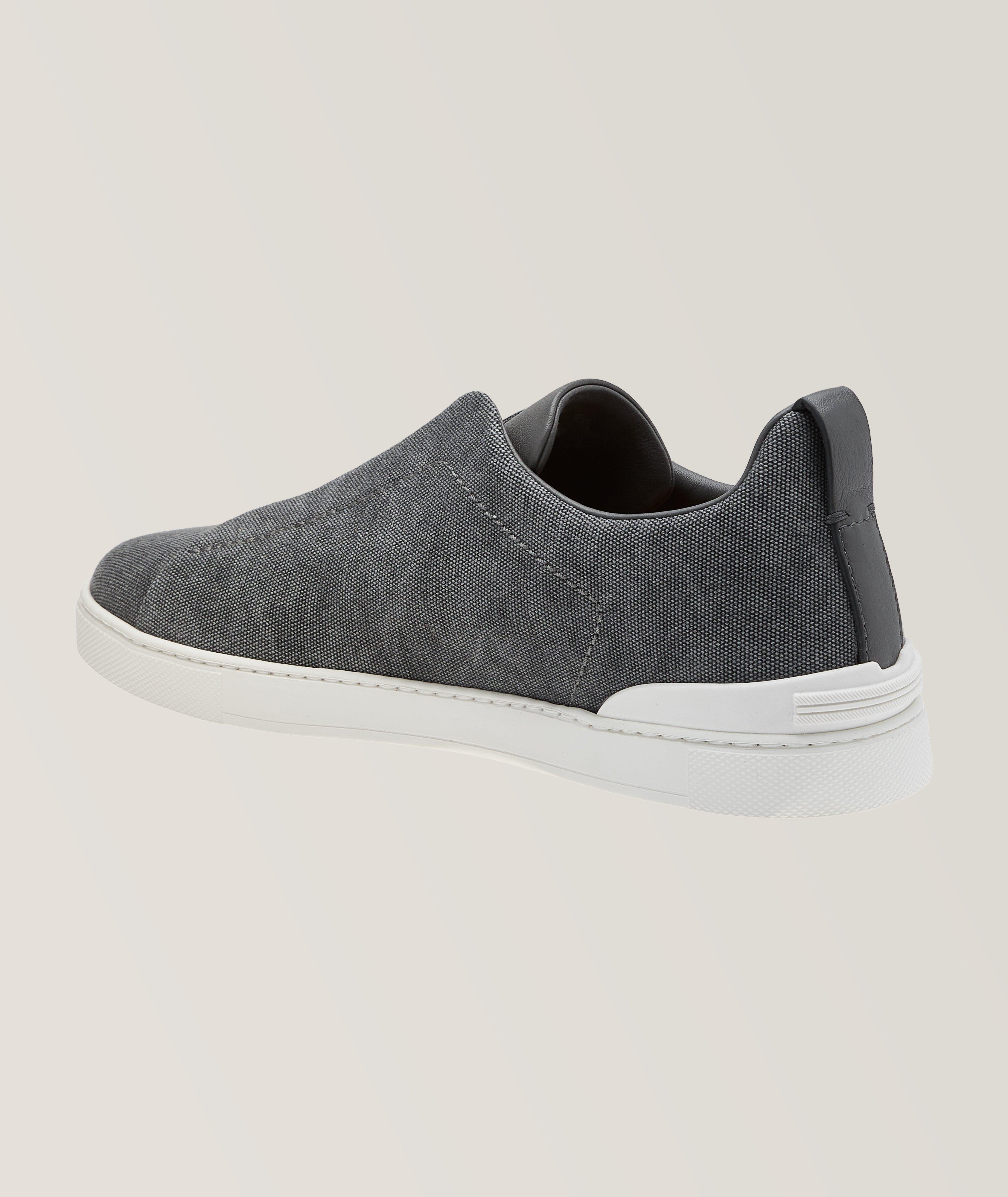 Canvas Triple Stitch Low Top Sneakers image 1