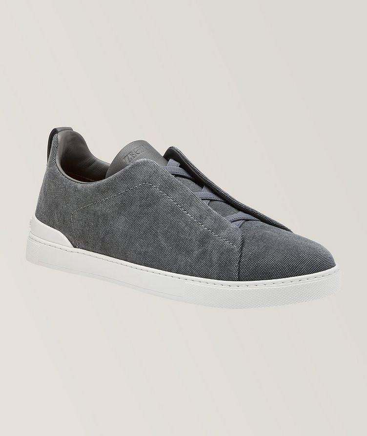 Canvas Triple Stitch Low Top Sneakers image 0