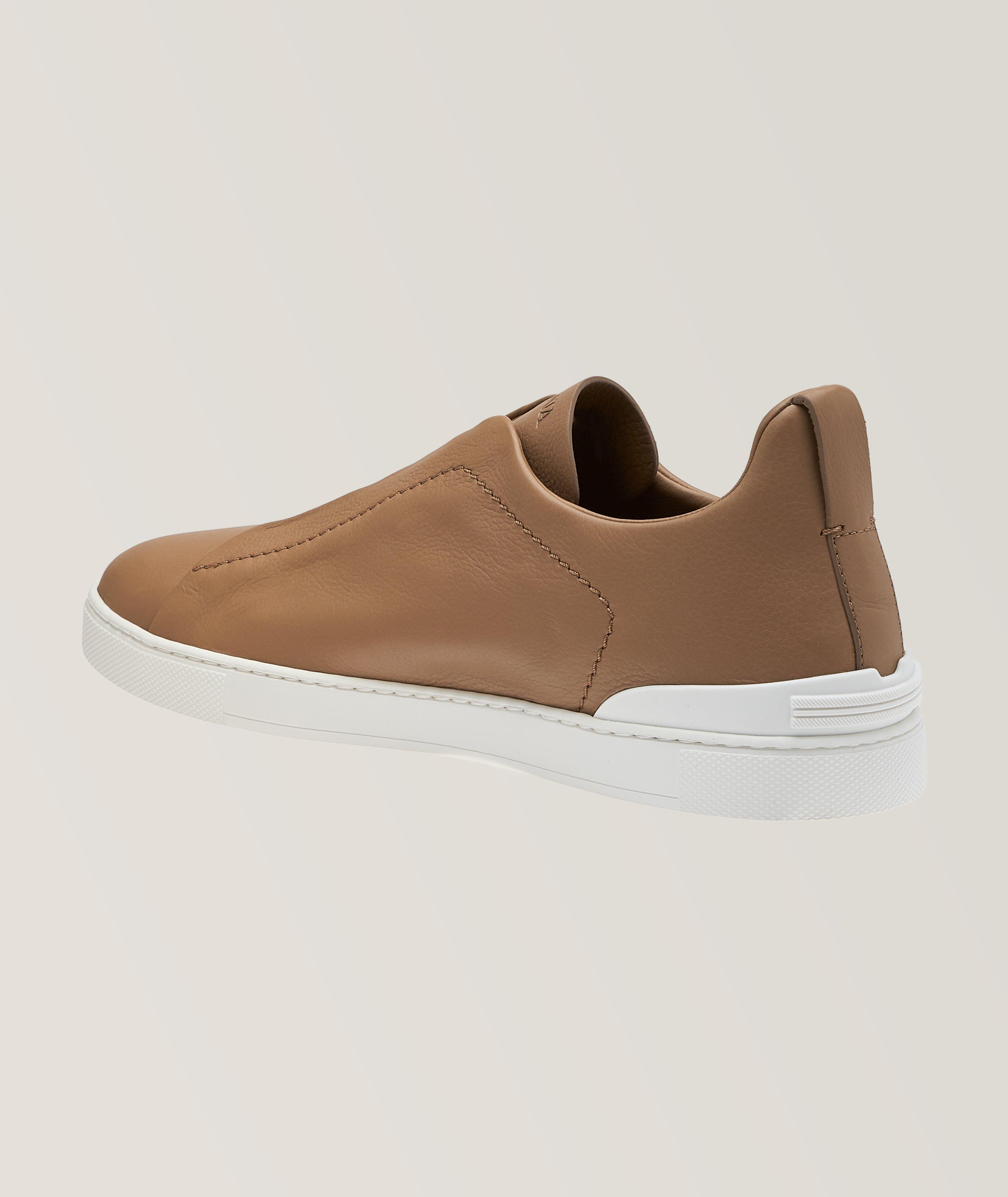 Triple Stitch Secondskin Leather Sneakers image 1