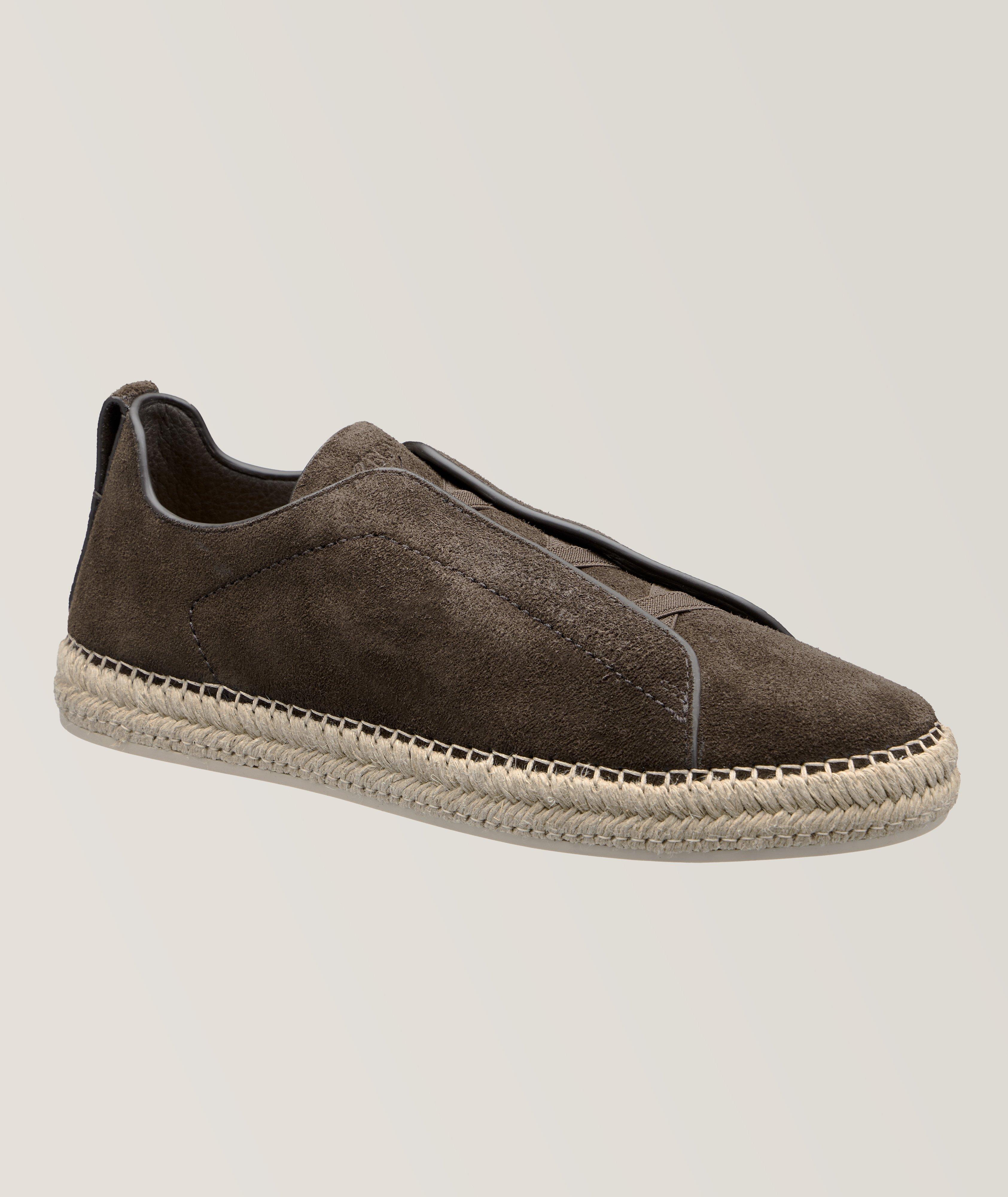 Suede Triple Stitch Espadrilles image 0