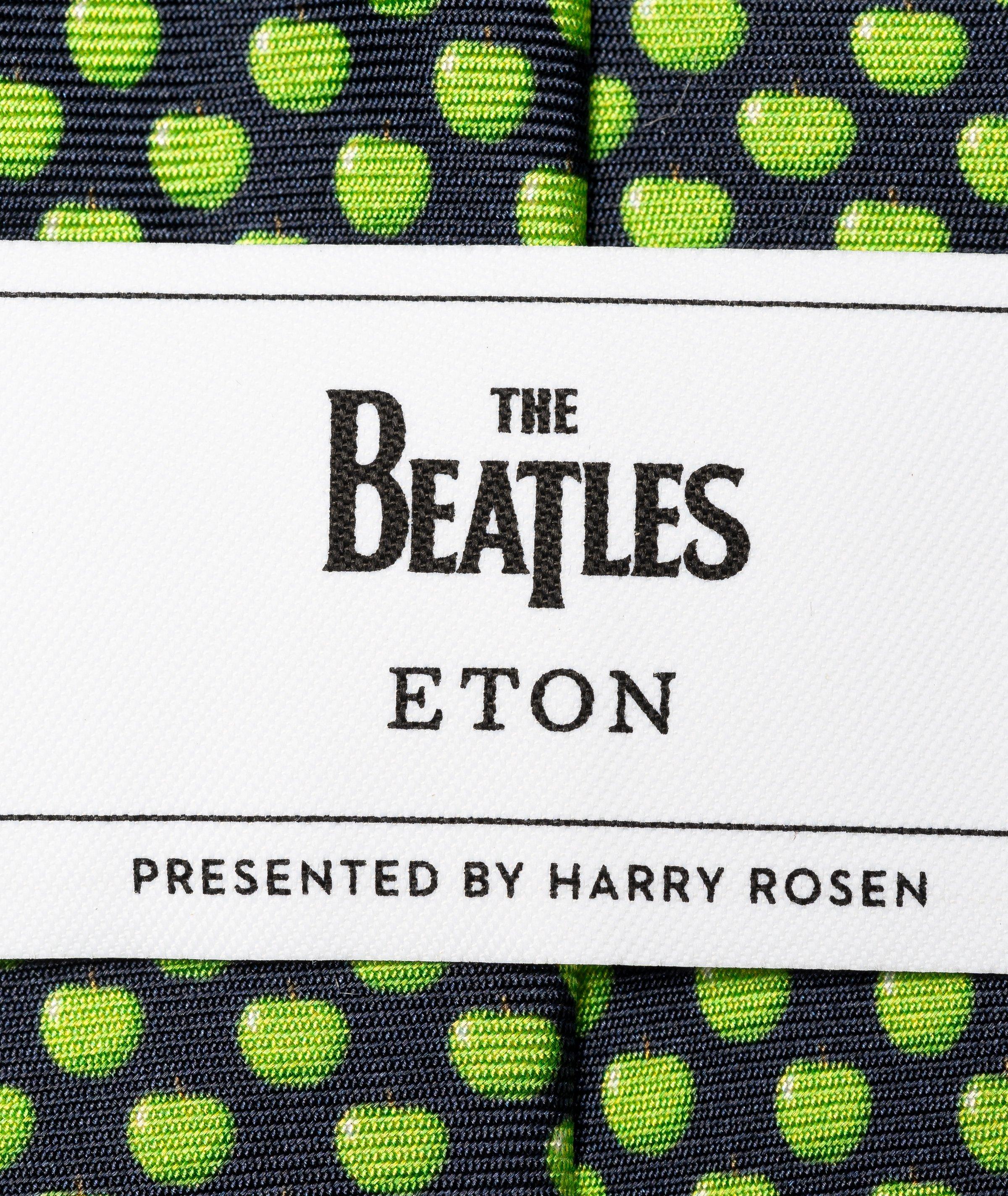 Cravate en soie à motif de pommes, collection The Beatles image 1