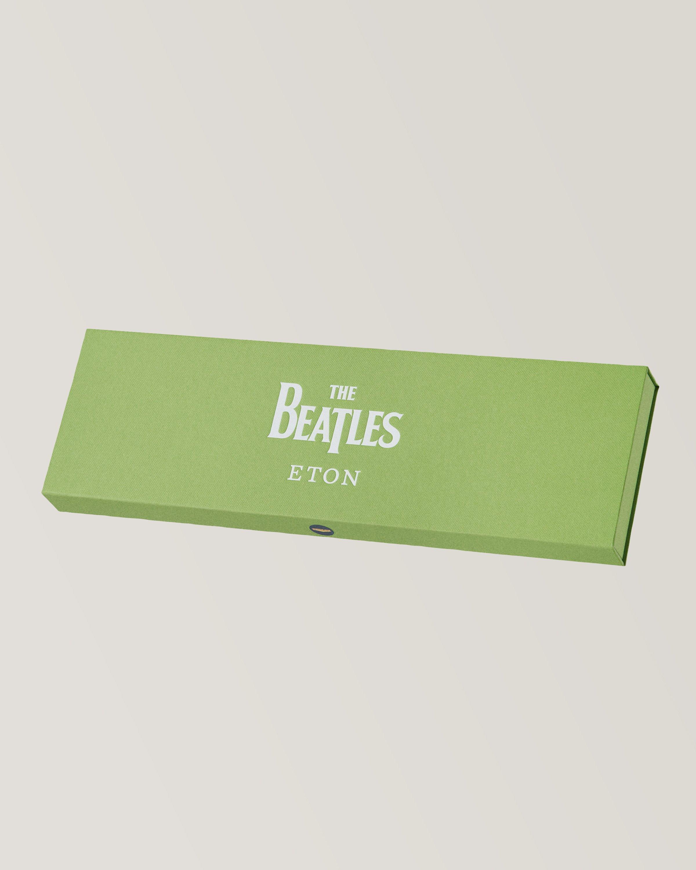 Cravate en soie à motif de pommes, collection The Beatles image 3