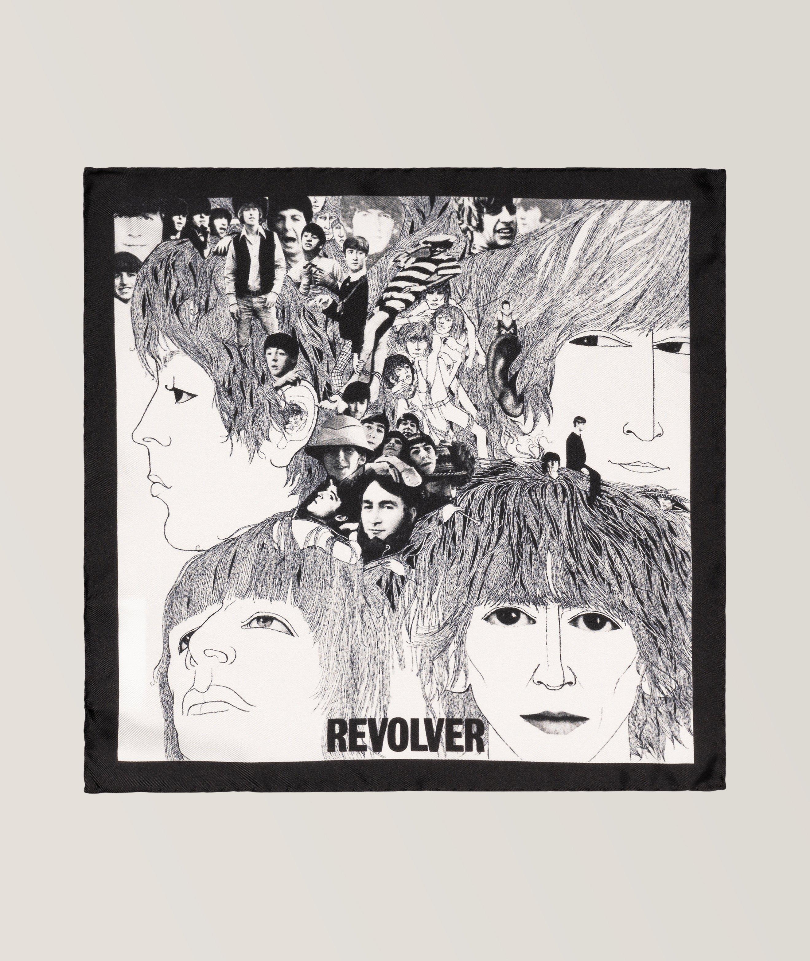 Mouchoir de poche Revolver en soie, collection The Beatles image 0
