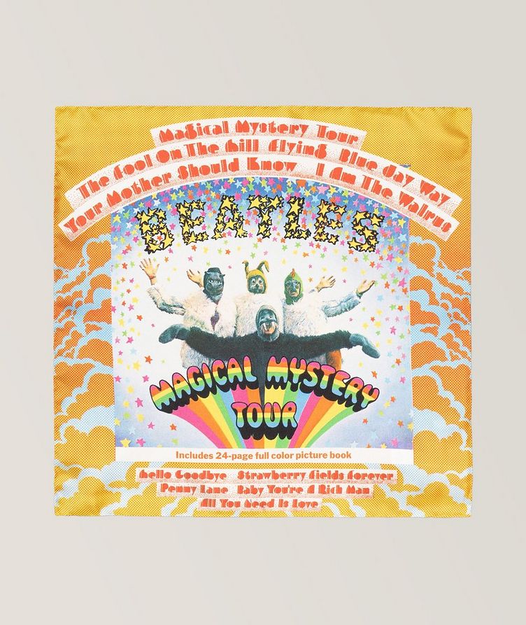The Beatles Collection Magical Mystery Tour Silk Pocket Square image 0