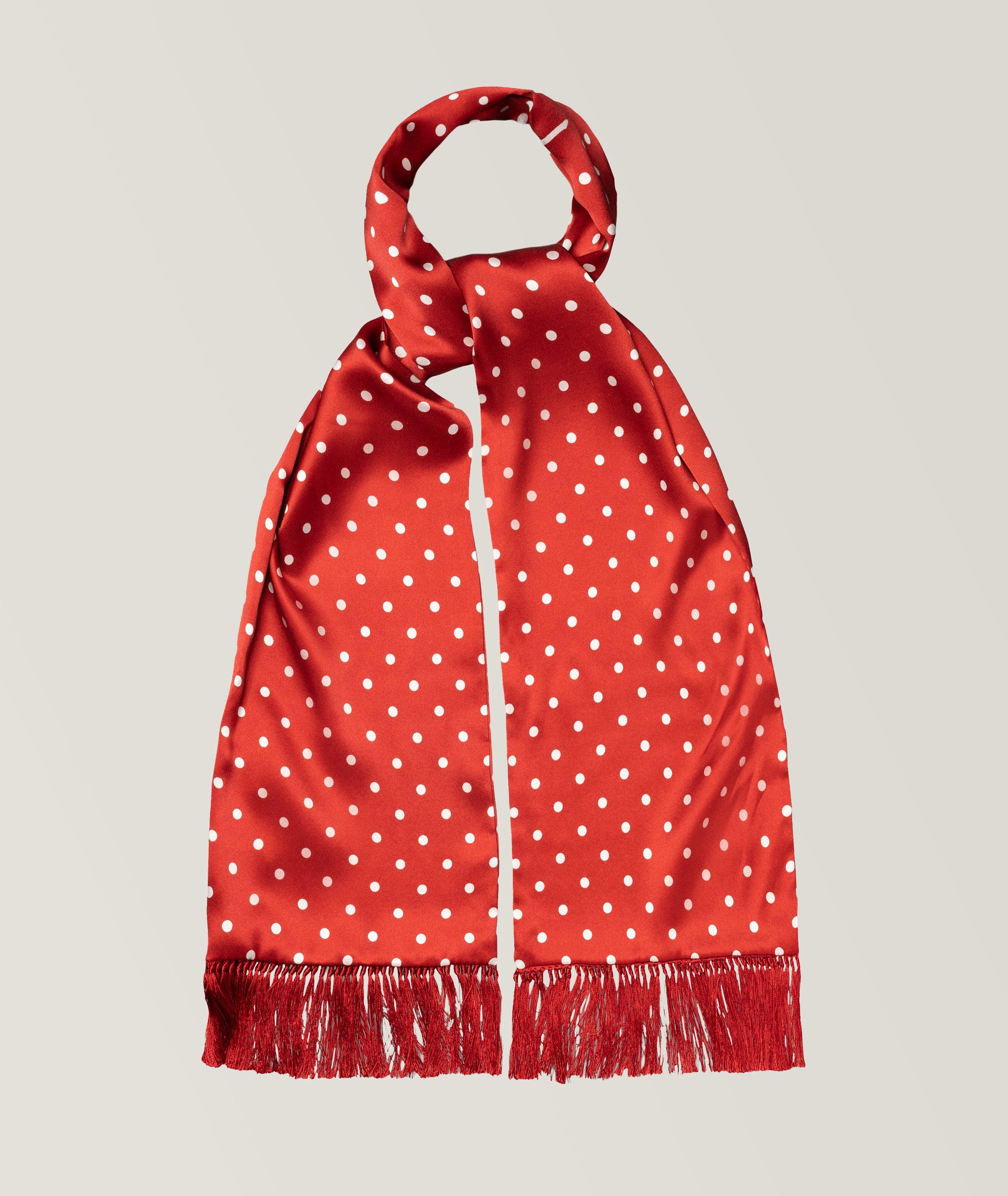 Polka dot square on sale scarf