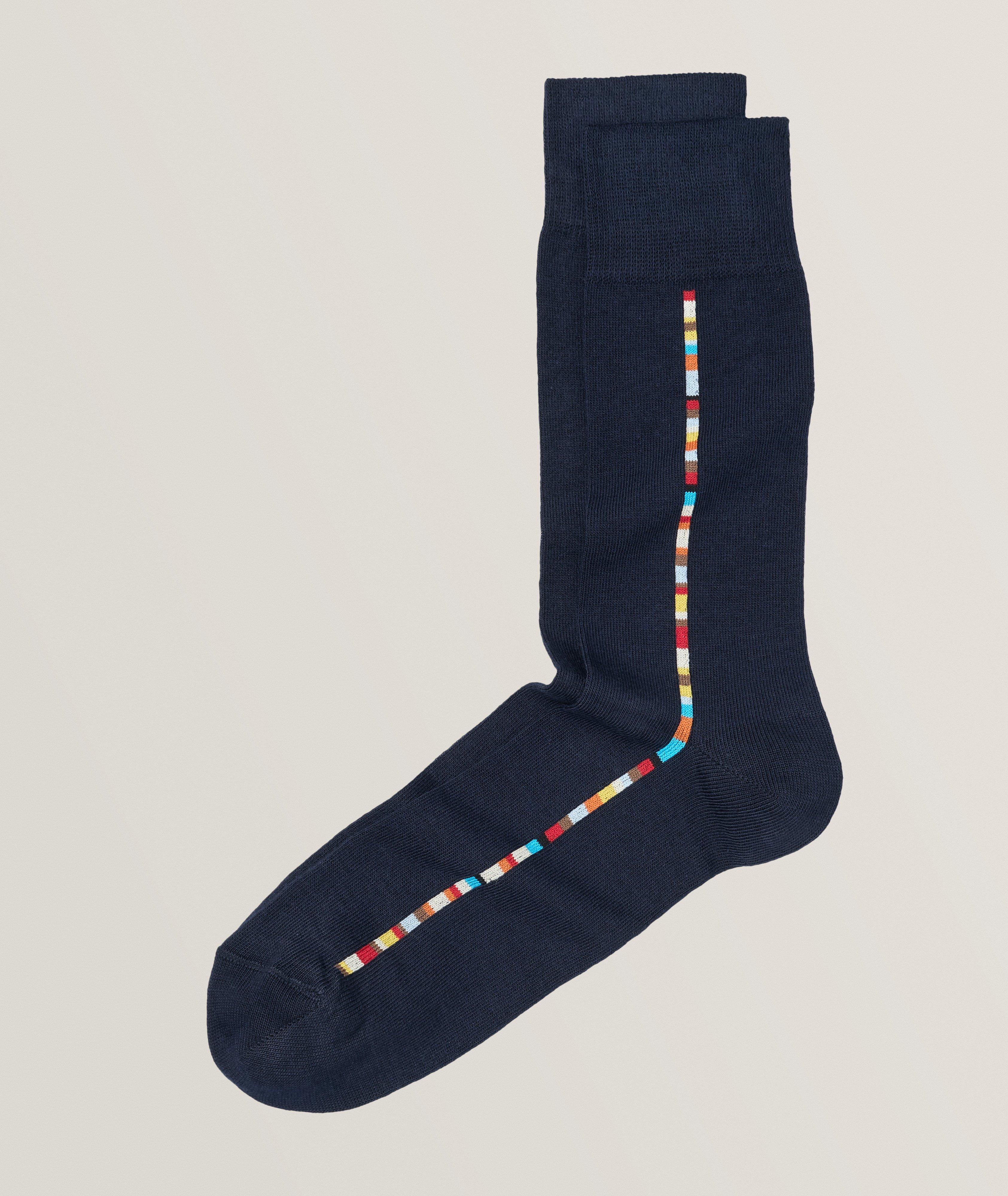 Vittore Multi Cotton-Blend Dress Socks