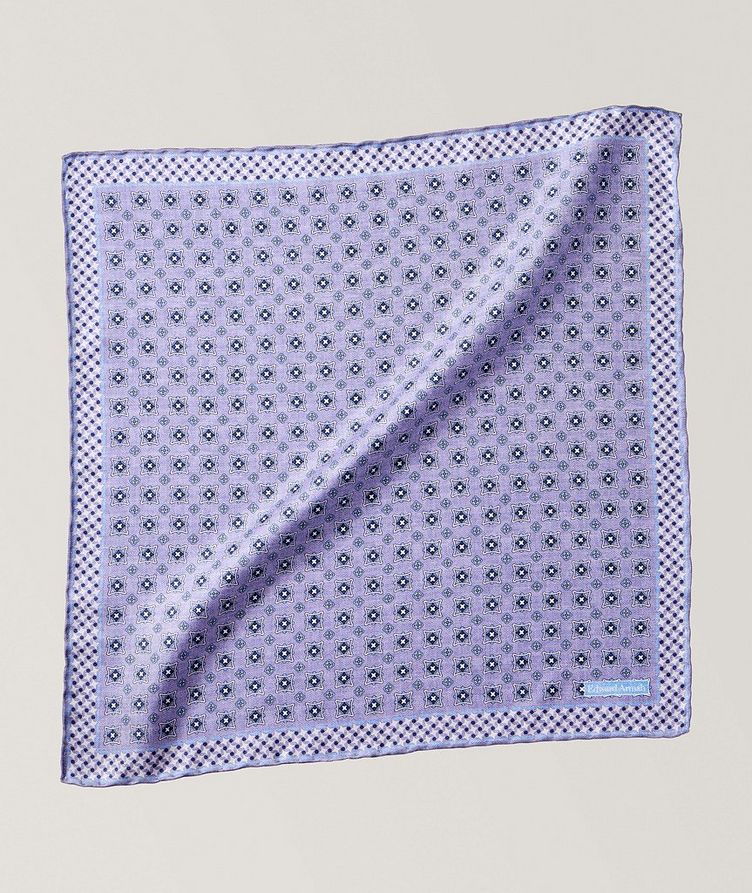 Neat Pattern Silk Pocket Square image 0