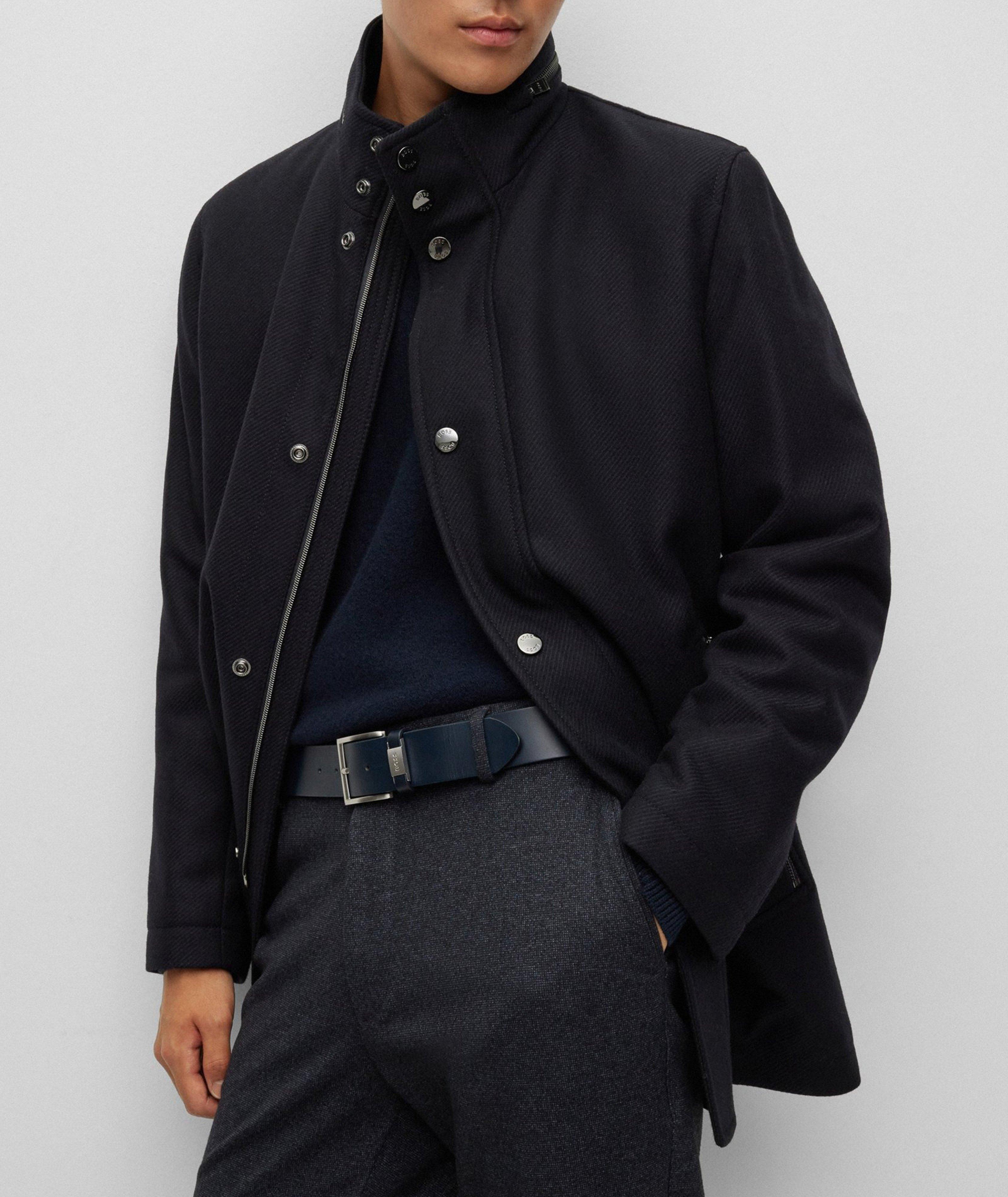 Camron Mélange Wool-Blend Coat  image 4