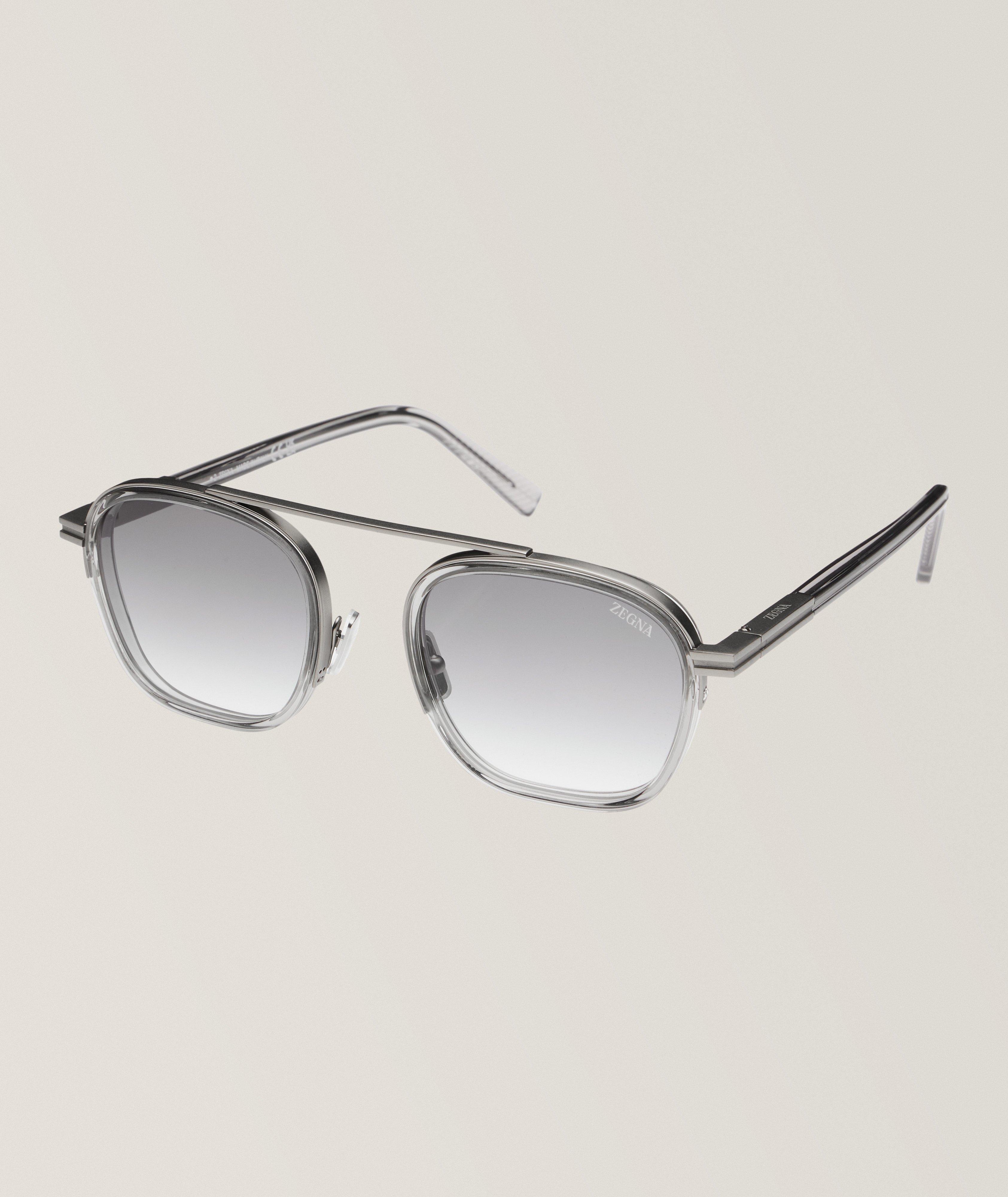 Orrizonte I Transparent Aviator Sunglasses image 0