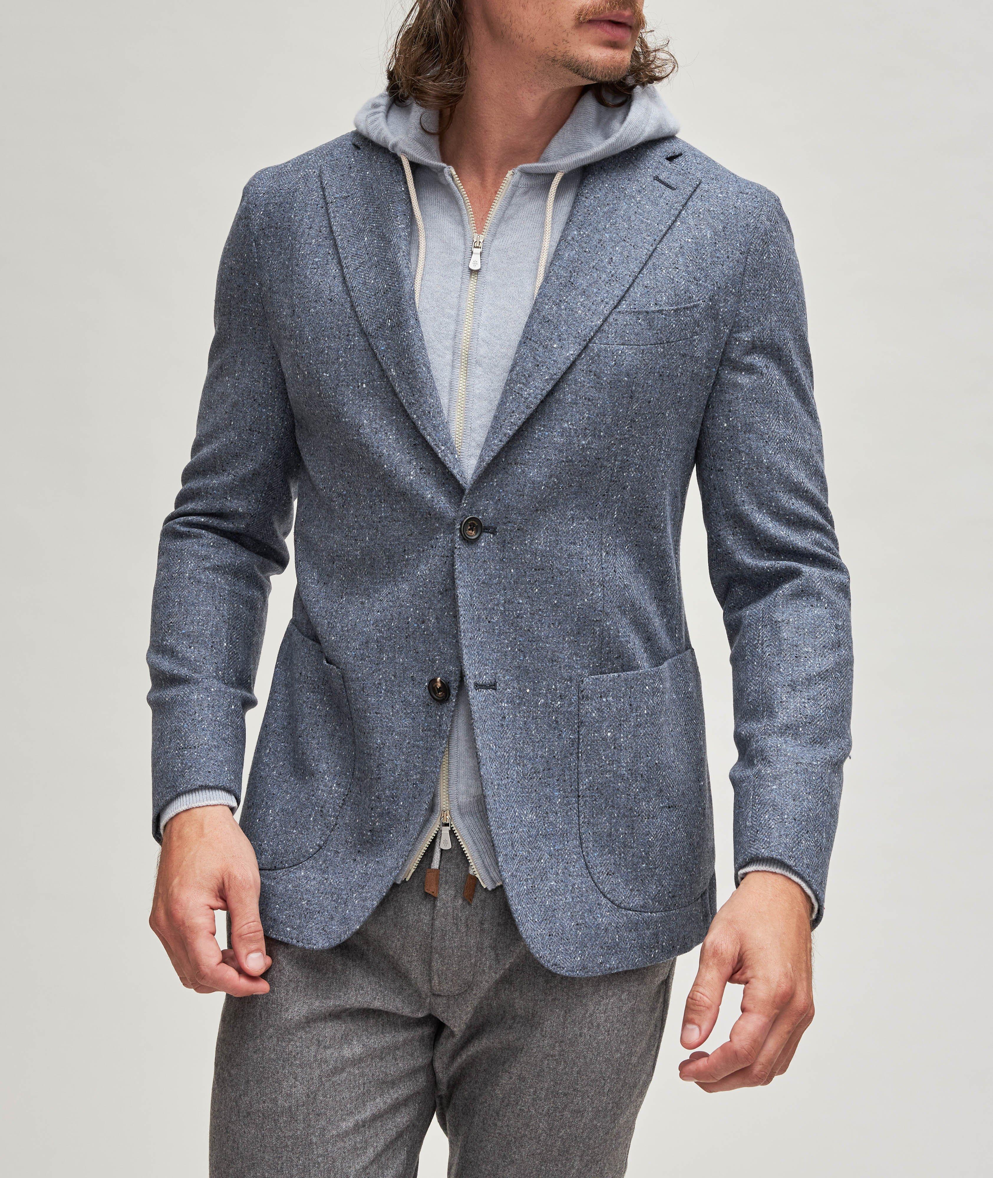 Platinum Mélange Wool Cashmere Sport Jacket image 1