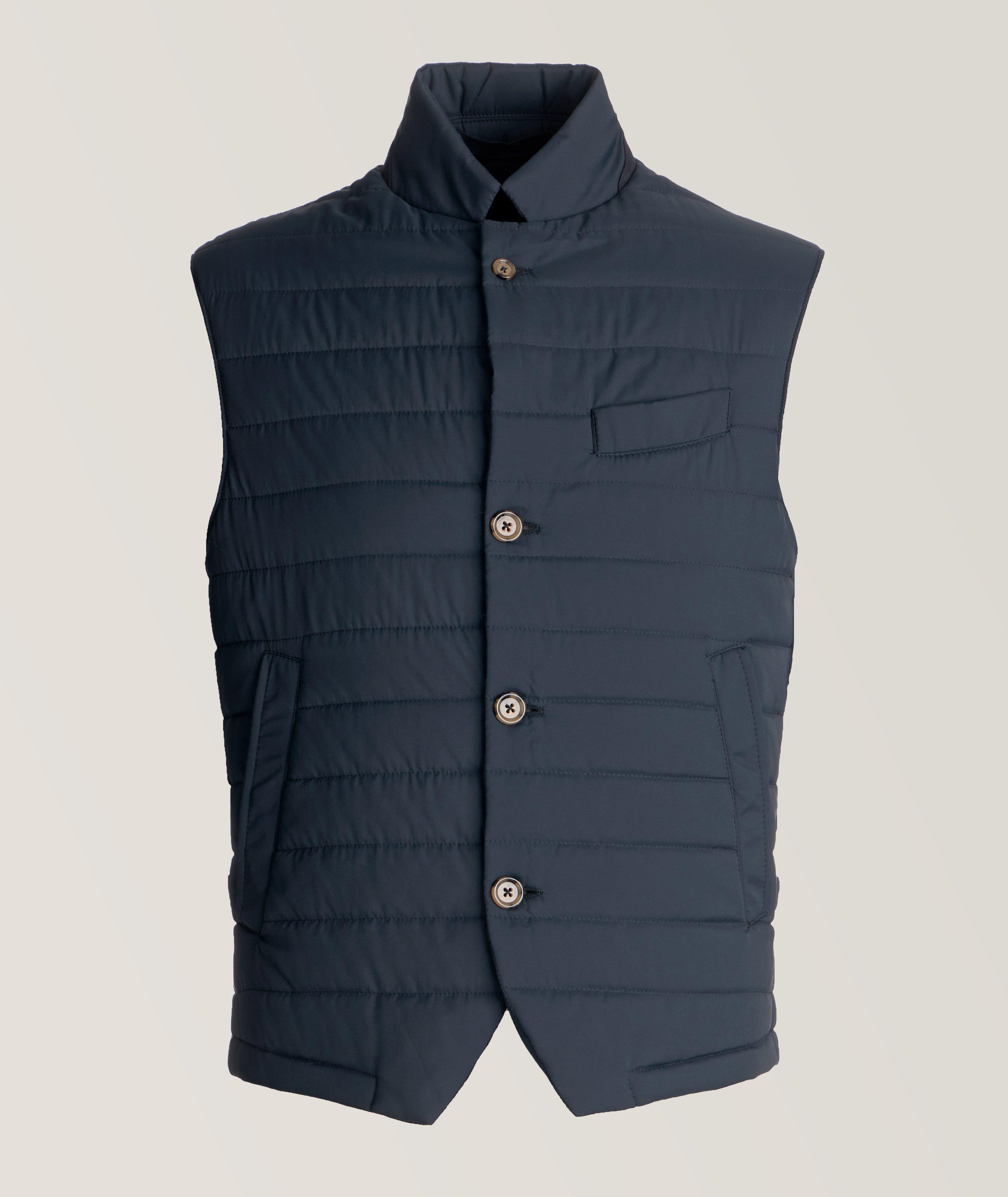 Eleventy Quilted Nylon Vest, Coats