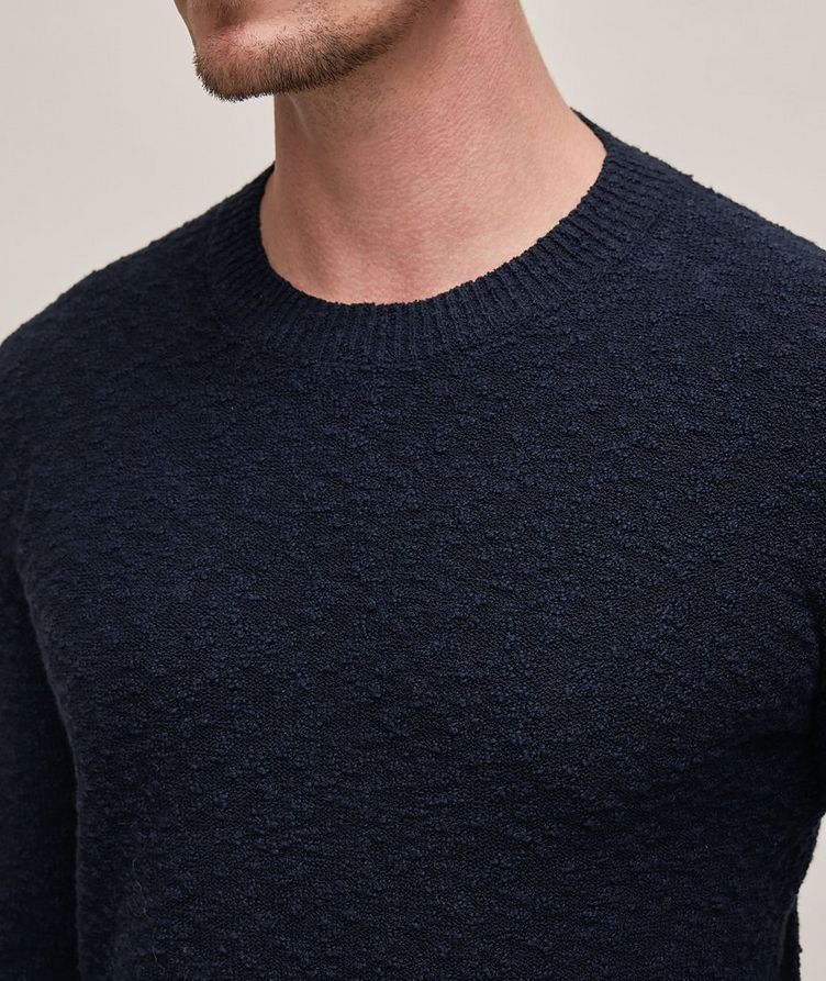 Boucle Cotton-Blend Knit Sweater image 3