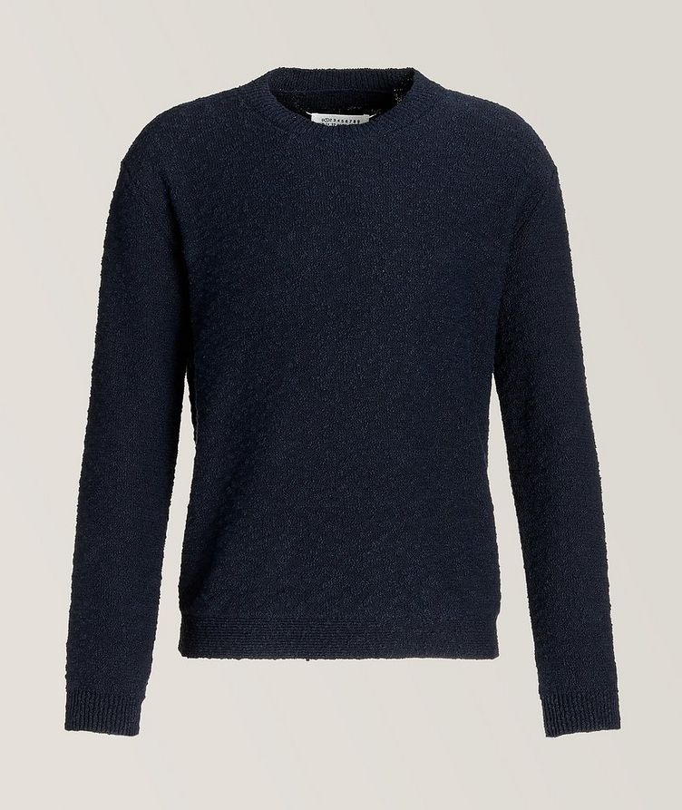 Boucle Cotton-Blend Knit Sweater image 0
