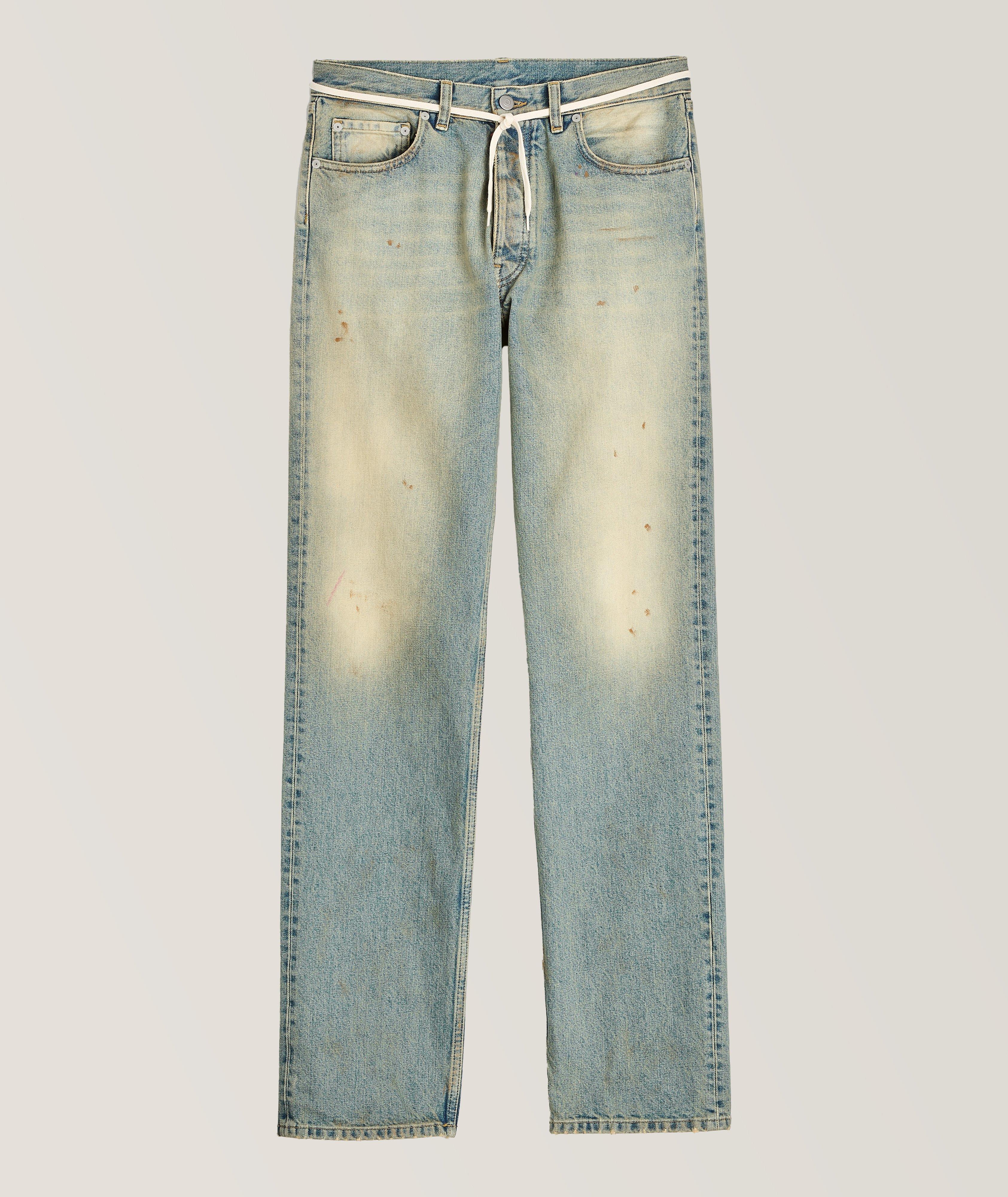 Dirty Wash Cotton Jeans image 0