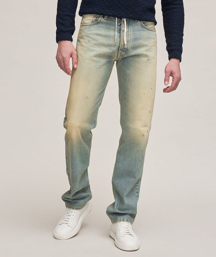 Dirty Wash Cotton Jeans image 2