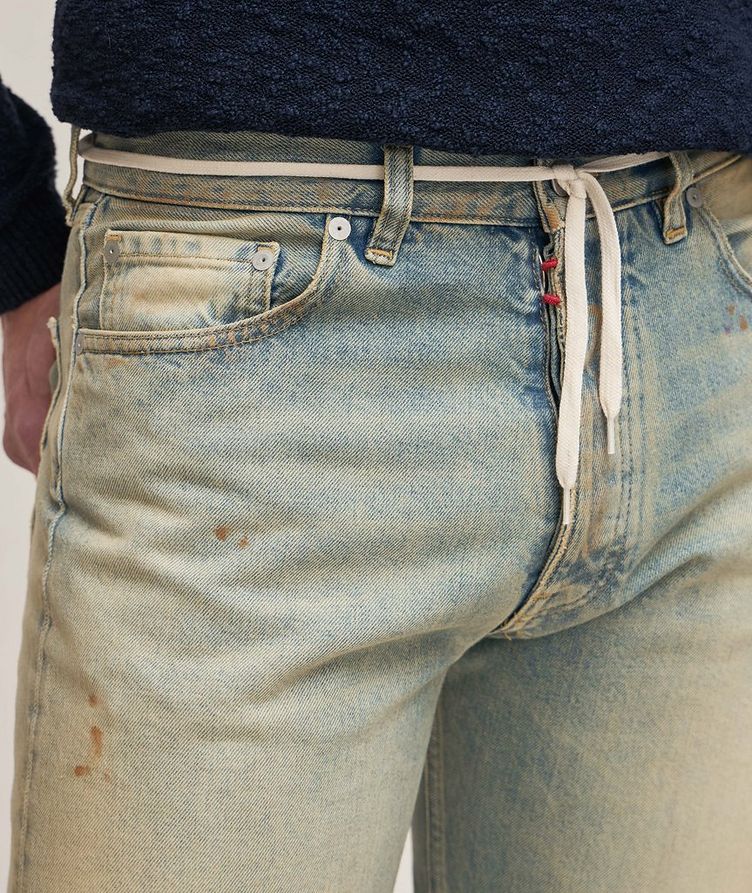 Dirty Wash Cotton Jeans image 4