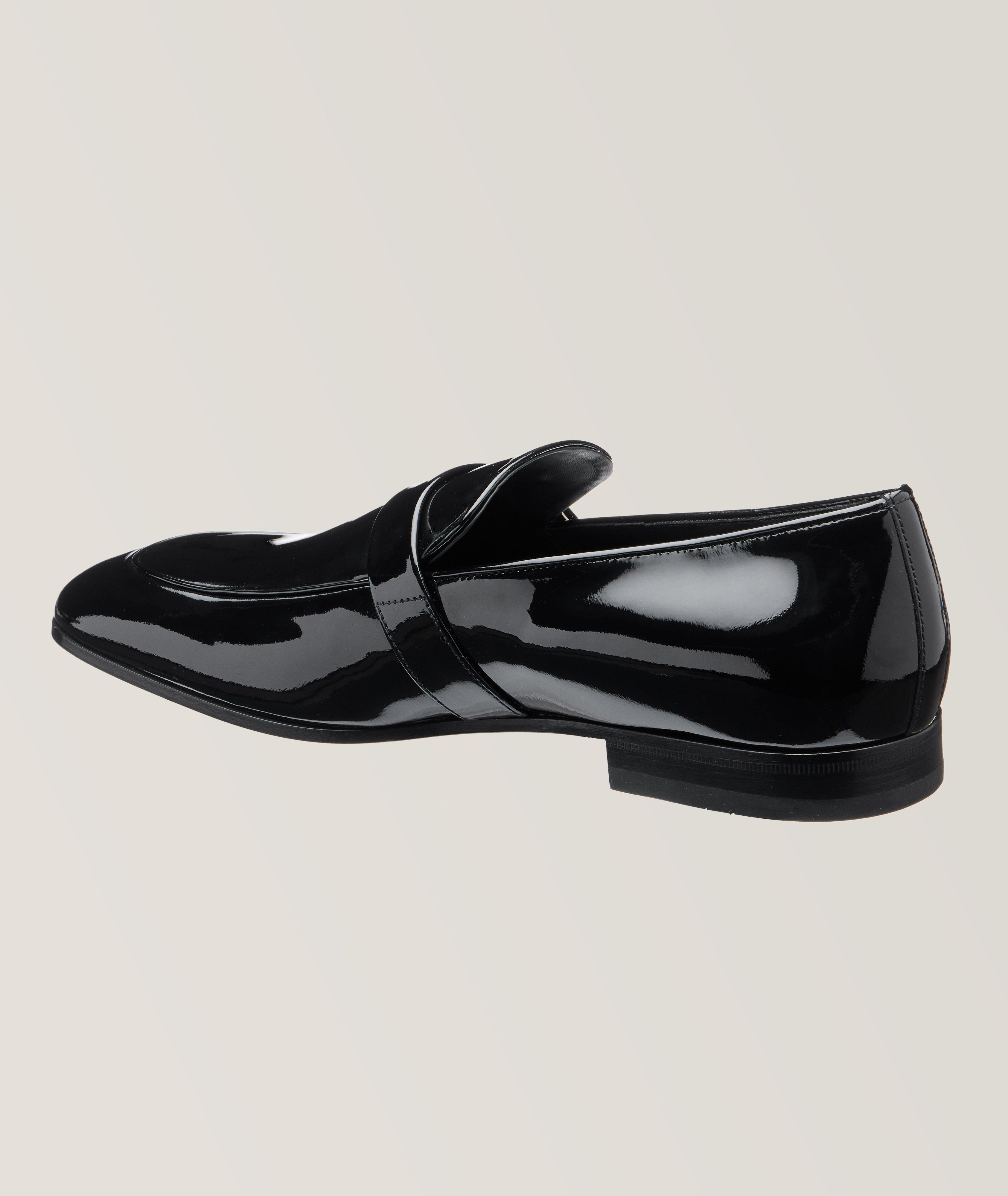 Deal Gancio Bit Ornament Patent Leather Loafers