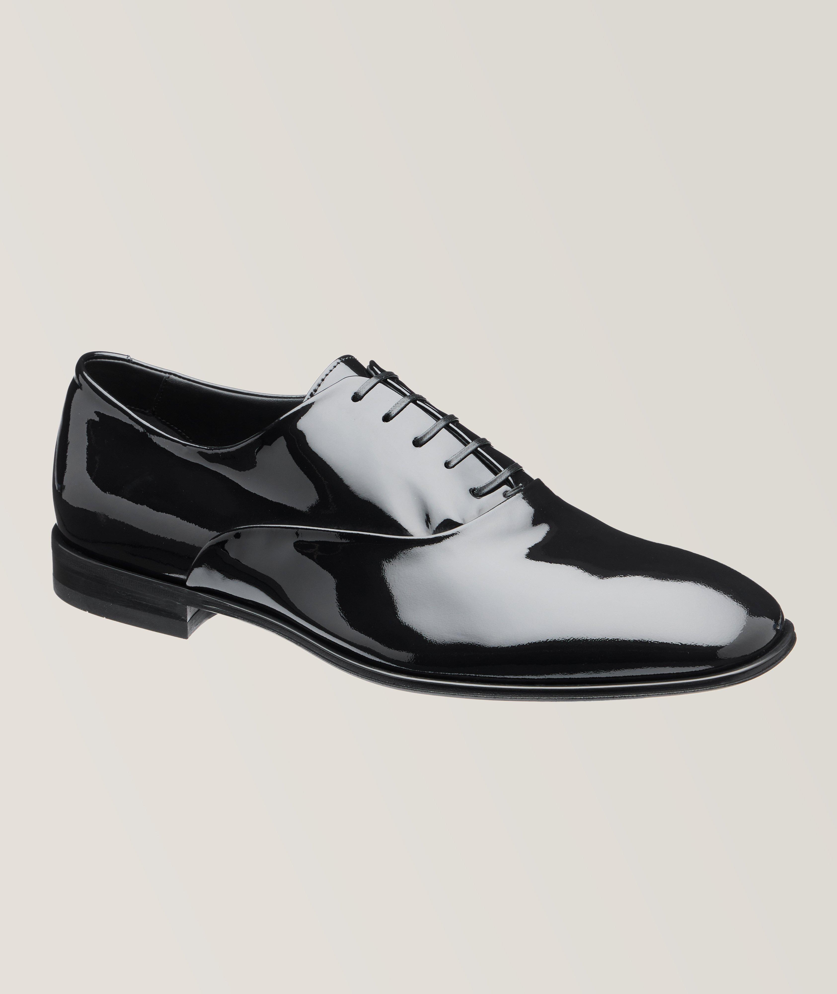 Shop FERRAGAMO Riley Leather Oxfords