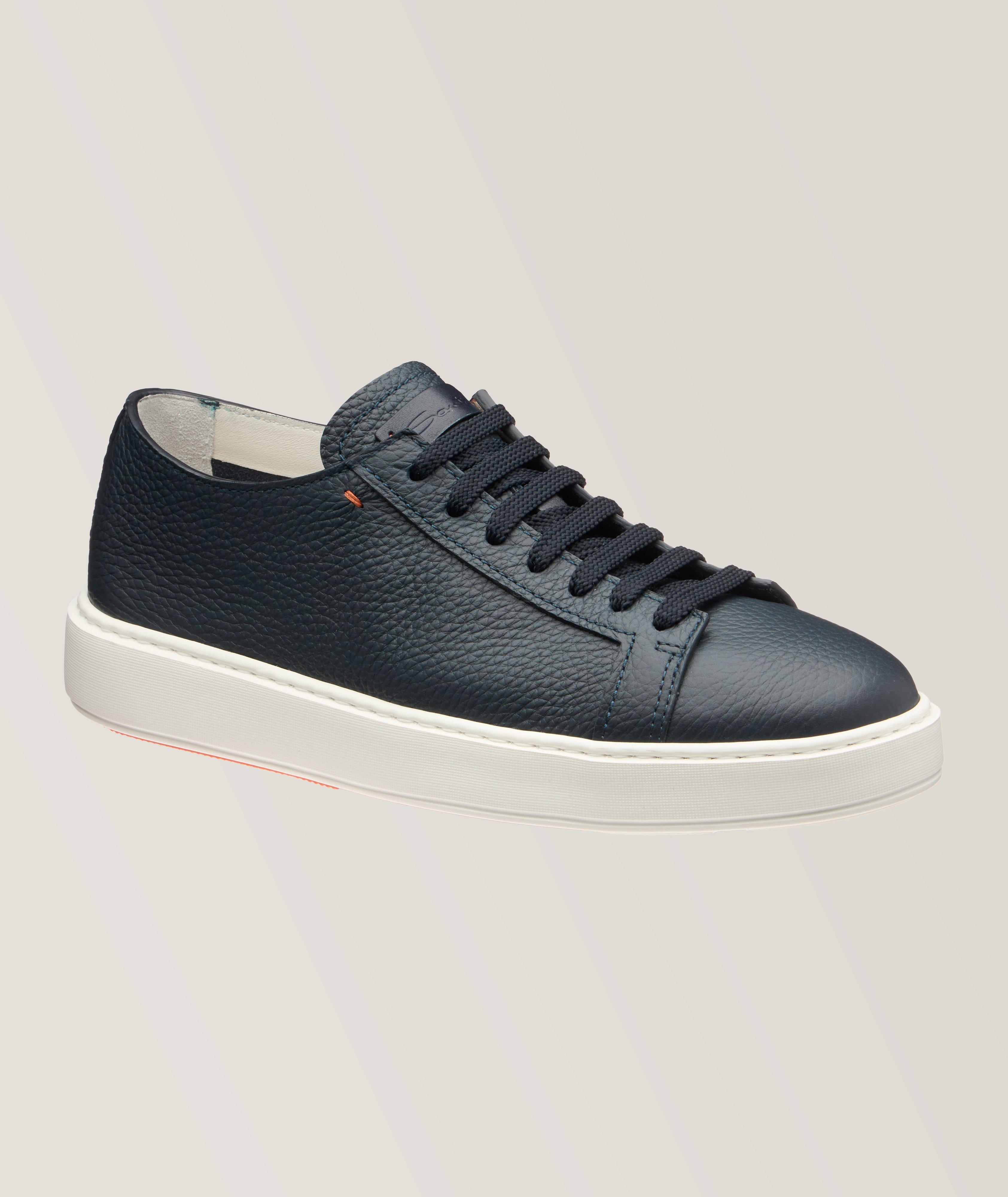 Pebbled Deerskin Sneakers image 0