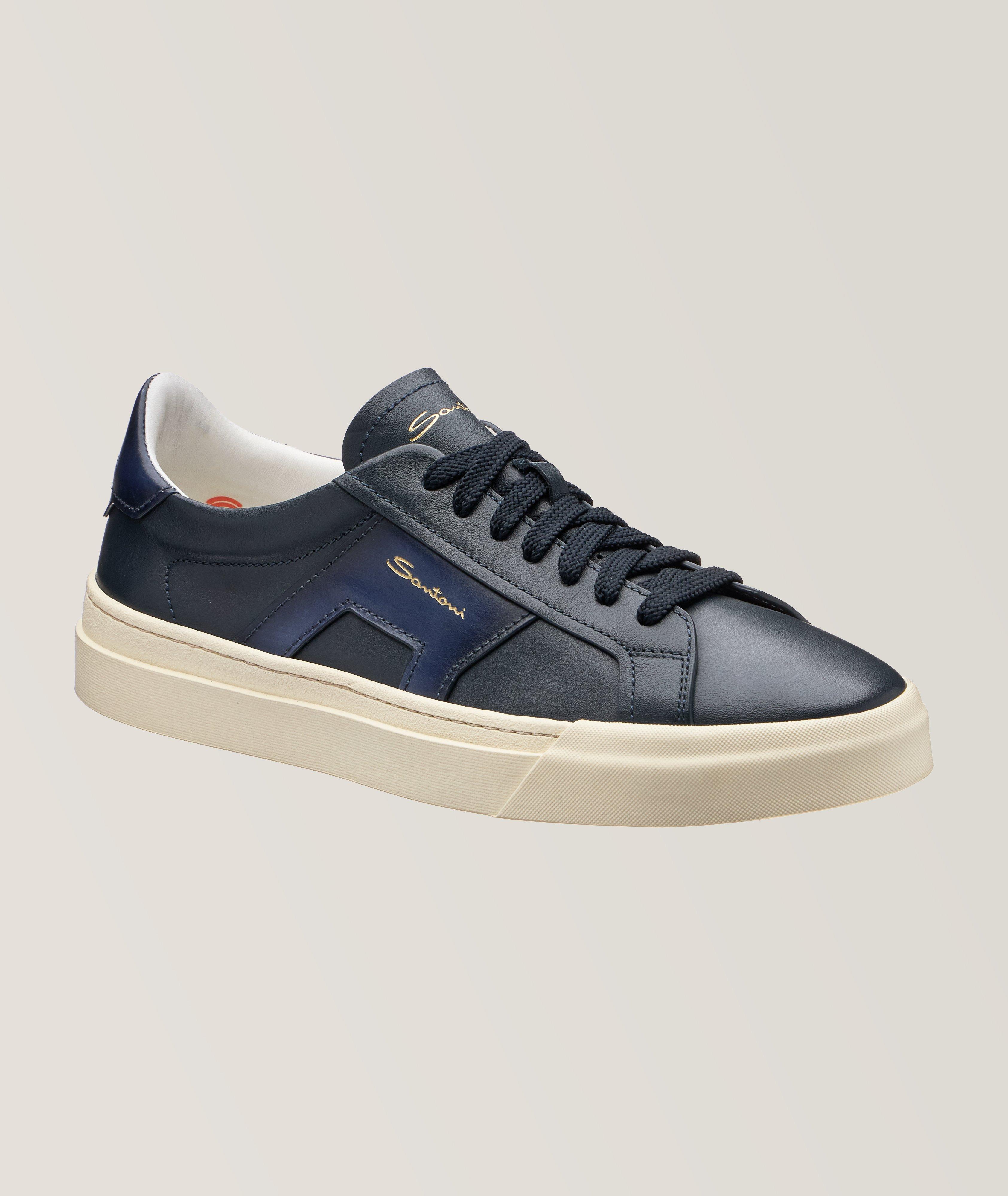 DBS3 Tonal Burnished Leather Sneakers image 0