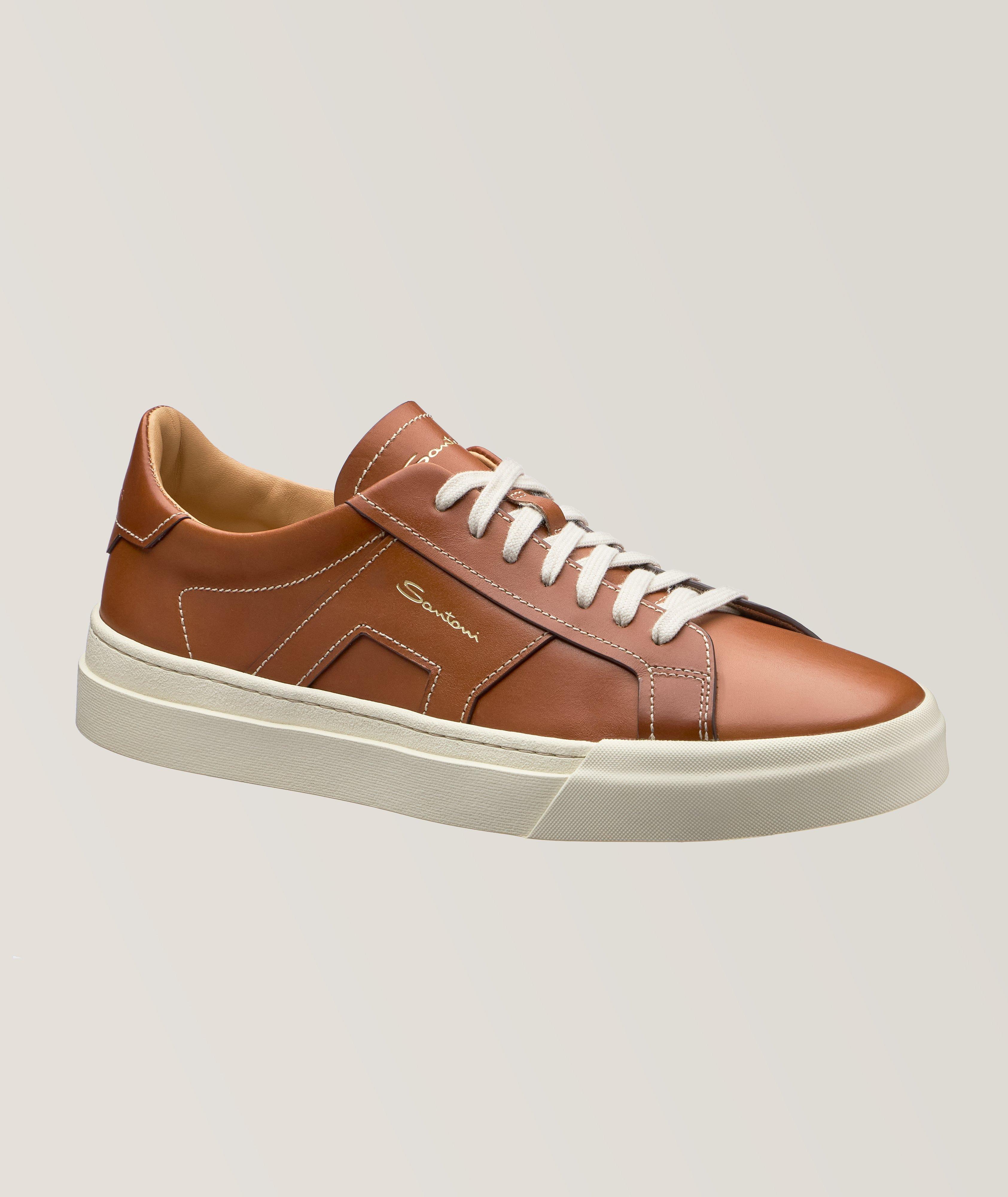 DBS3 Tonal Burnished Leather Sneakers image 0