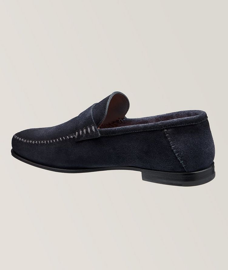 Paine Suede Leather Banded Loafers image 1