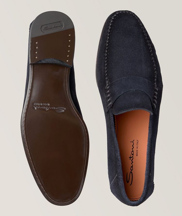 Paine Suede Leather Banded Loafers image 2