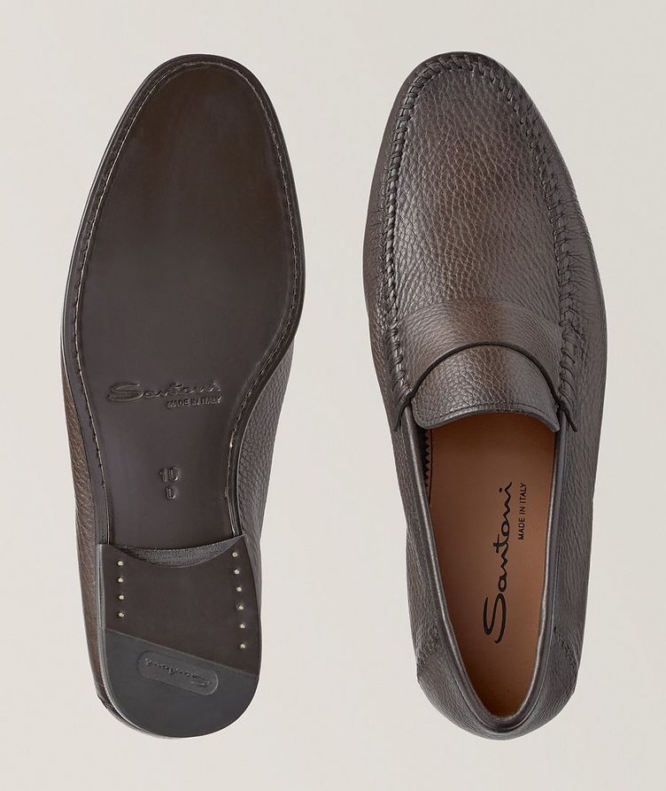 Grain Leather Flex Band Loafers image 2