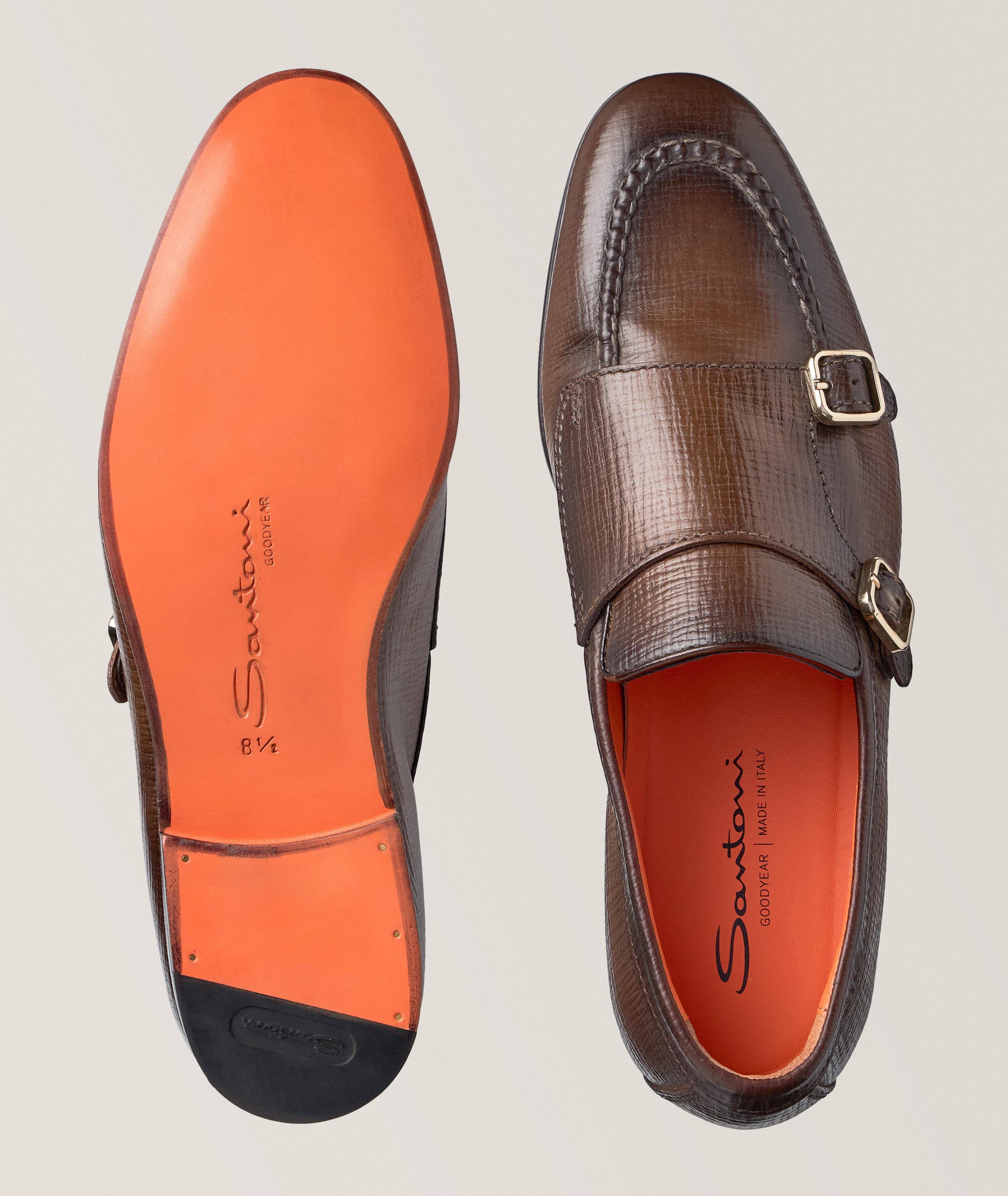 Carlos Cross Hatch Double Monkstraps image 2