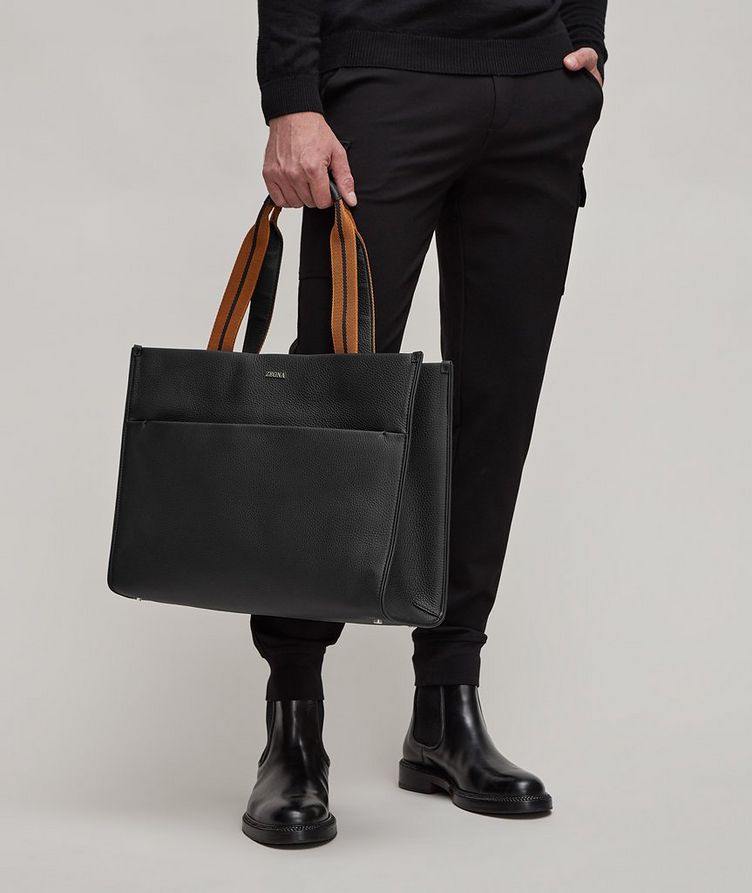 Leisure Lux Collection Leather Tote image 3