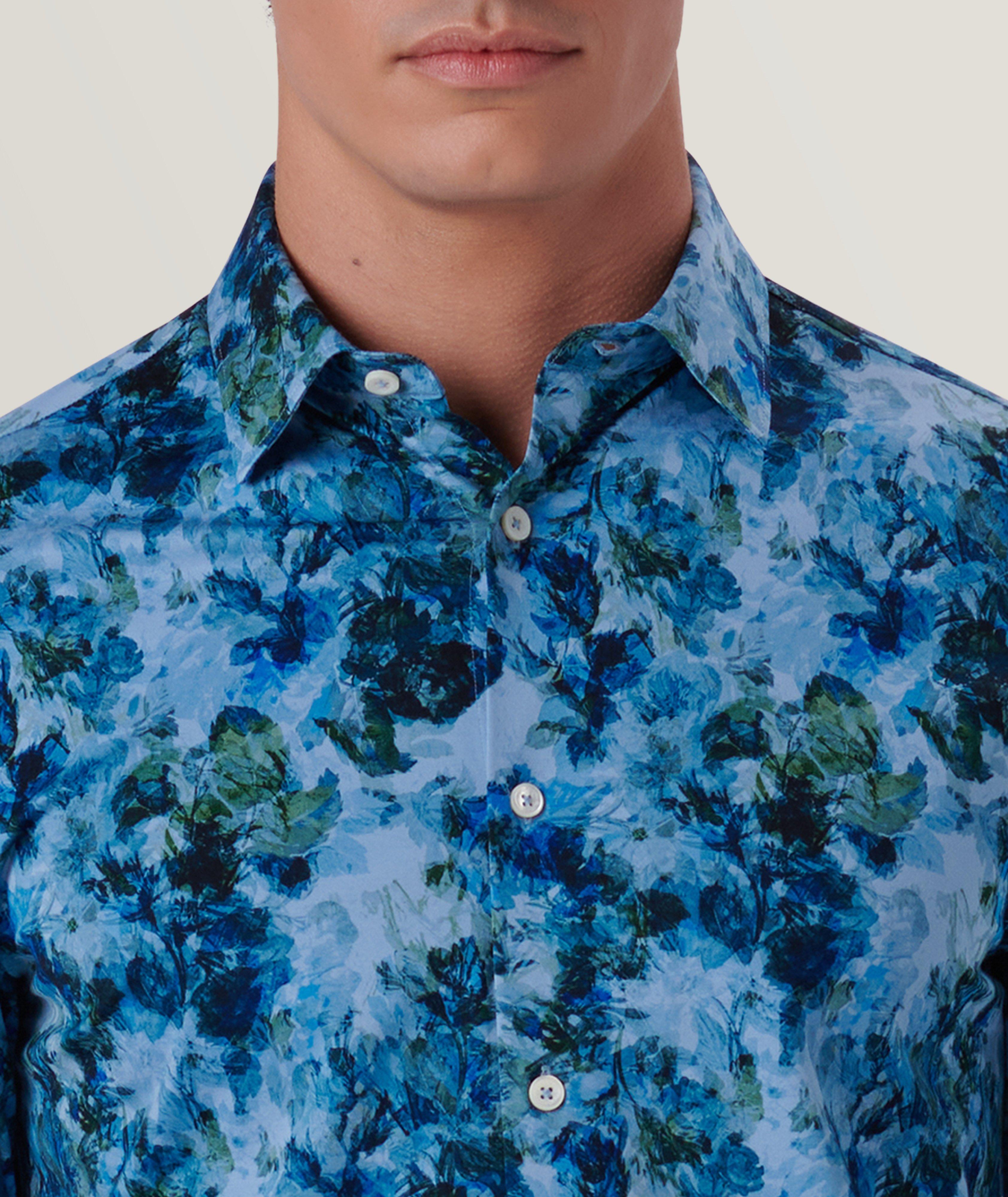 James Leaf Stretch-OoohCotton Sport Shirt image 1