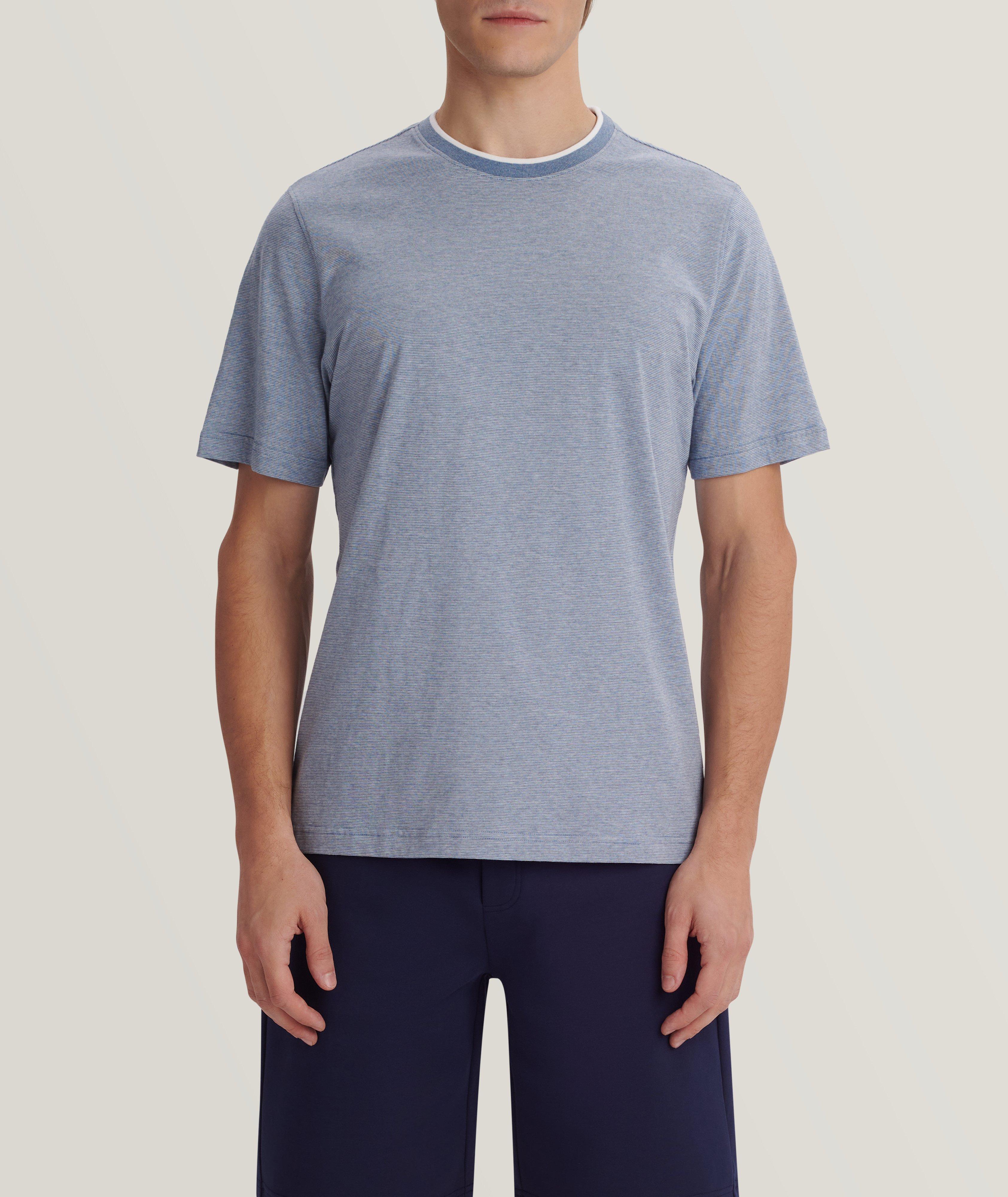 Pinstripe Cotton T-Shirt image 2