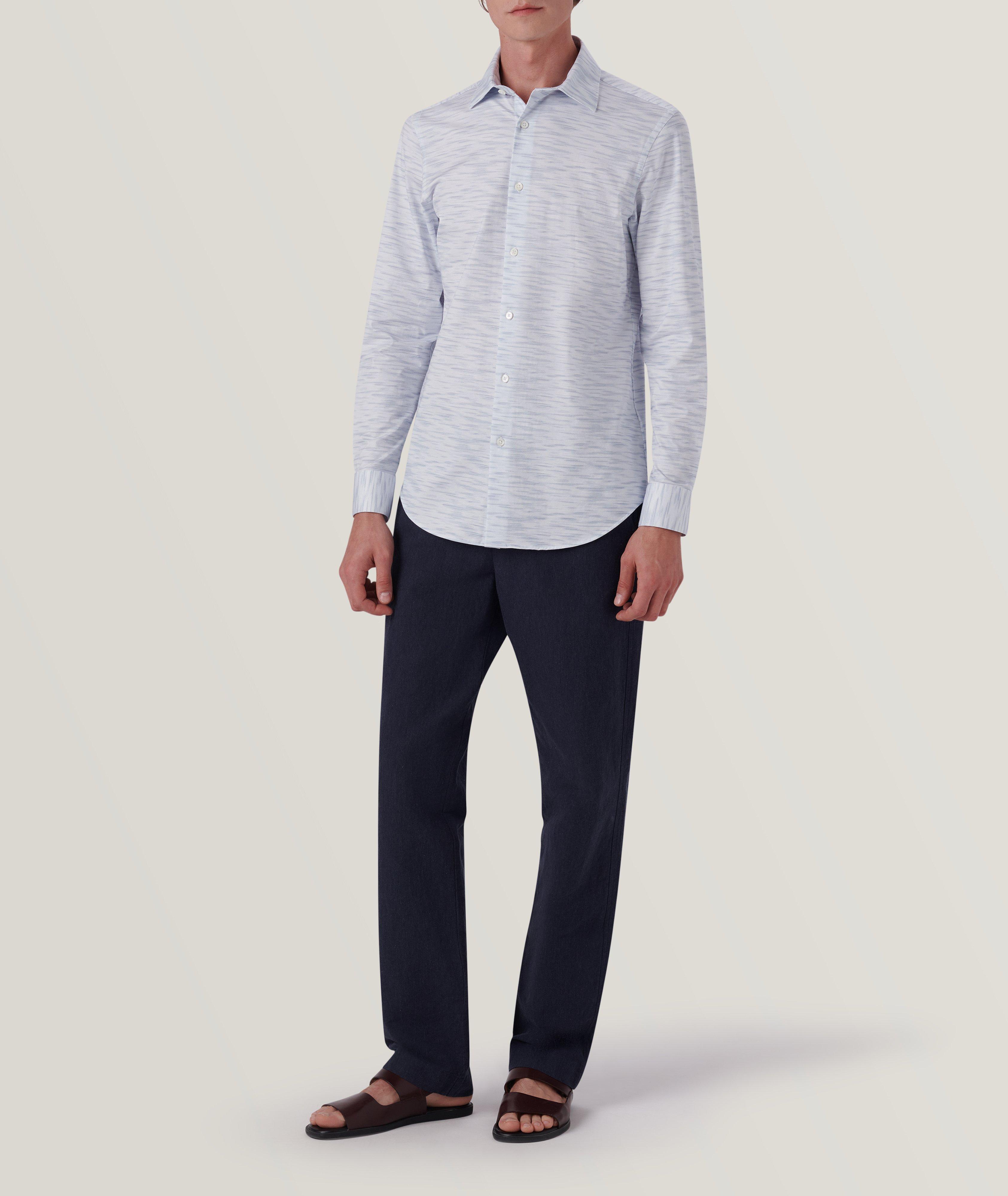 James Striated Print OoohCotton Shirt image 5