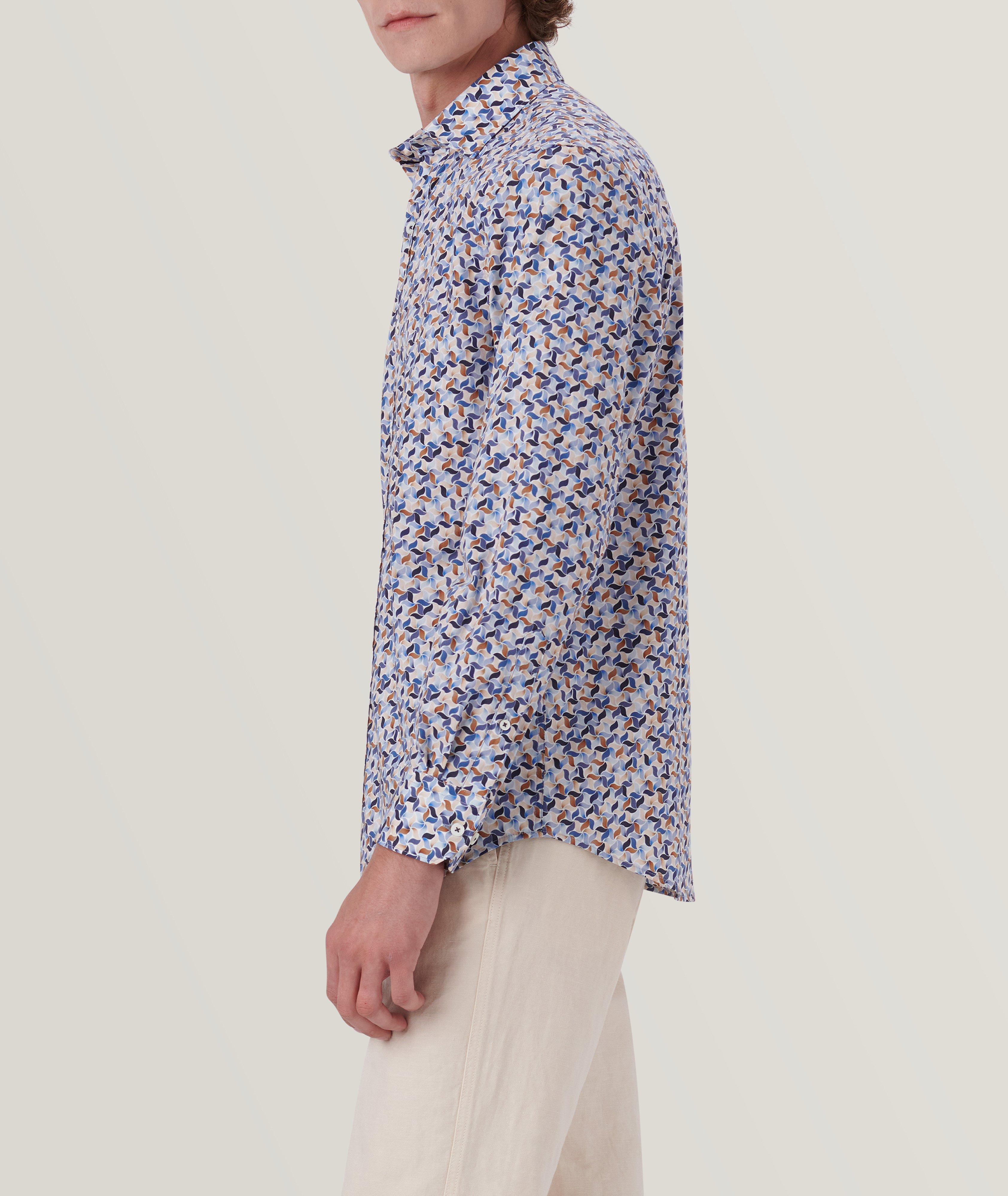 Axel Abstract Stretch-Cotton Sport Shirt image 3
