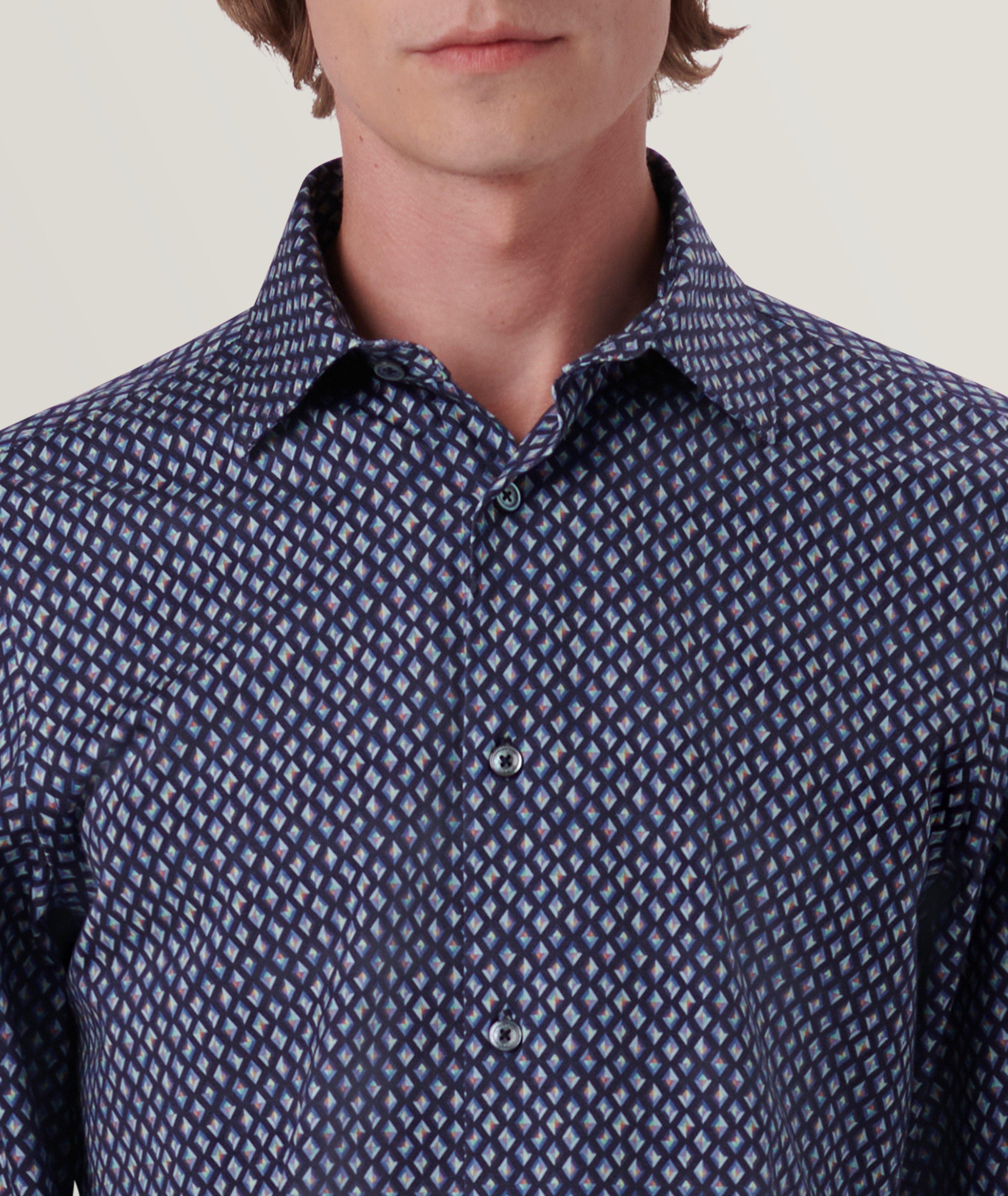 James Diamond Pattern OoohCotton Sport Shirt image 1
