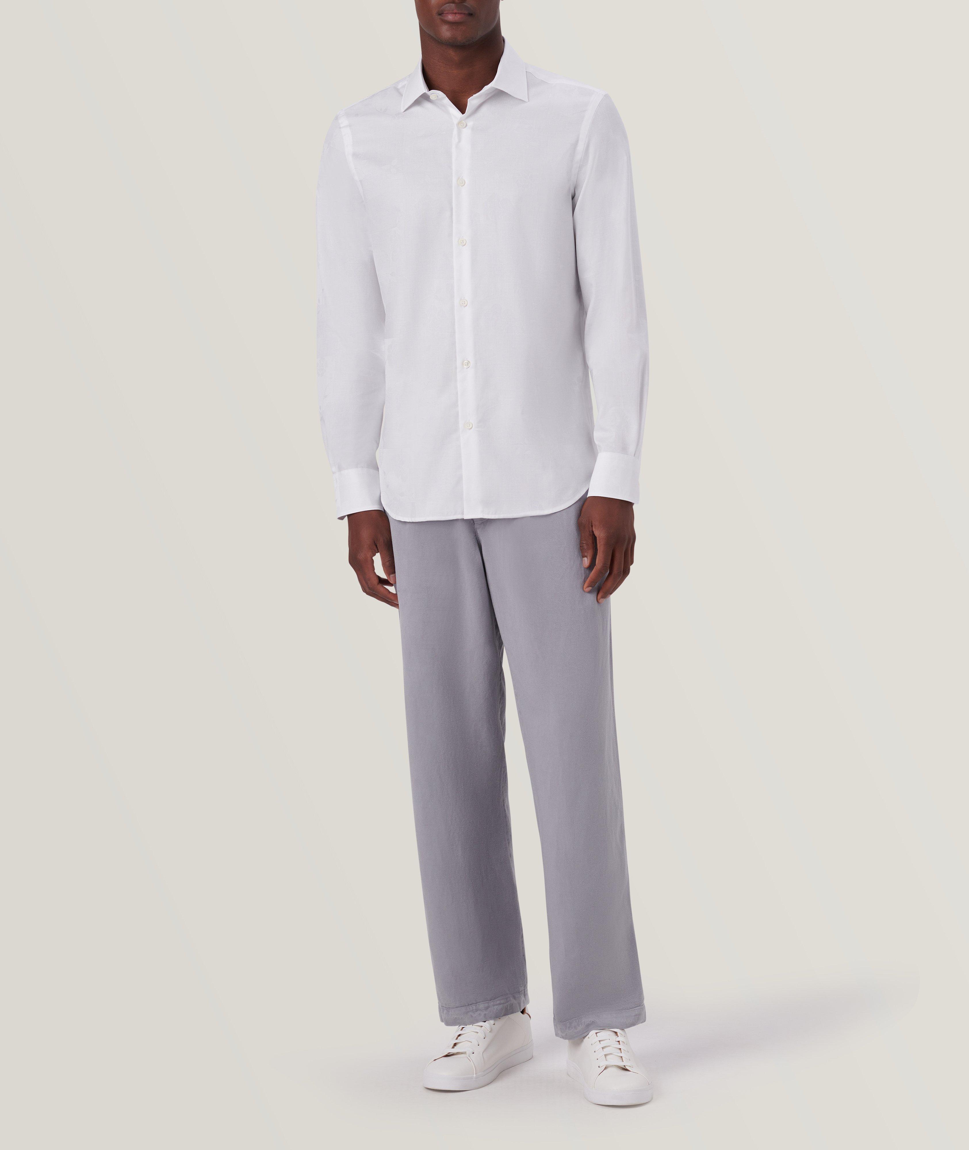 Julian Tonal Floral Jacquard Shirt image 5