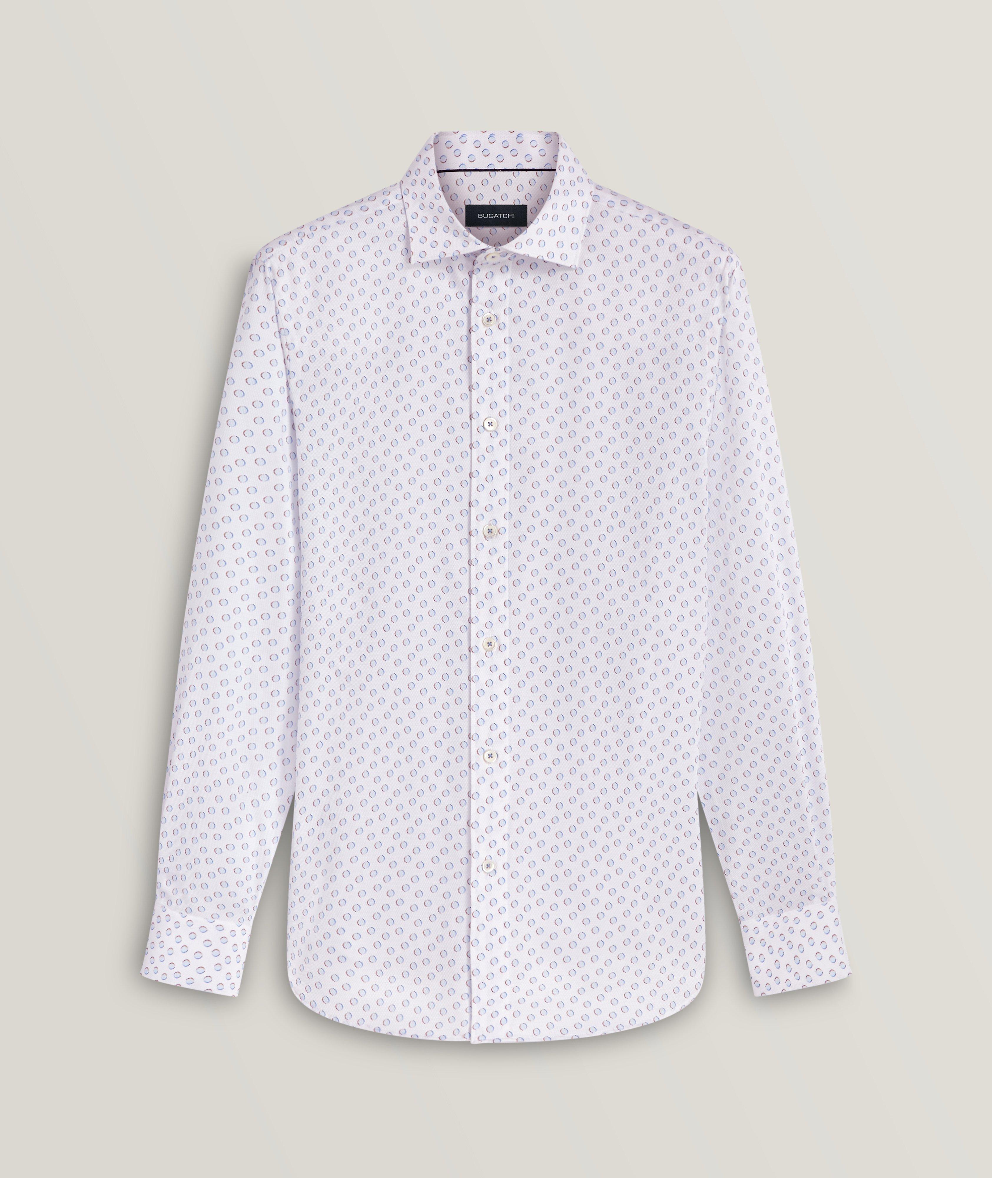 Chemise décontractée en tissu OoohCotton à motif géométrique image 0